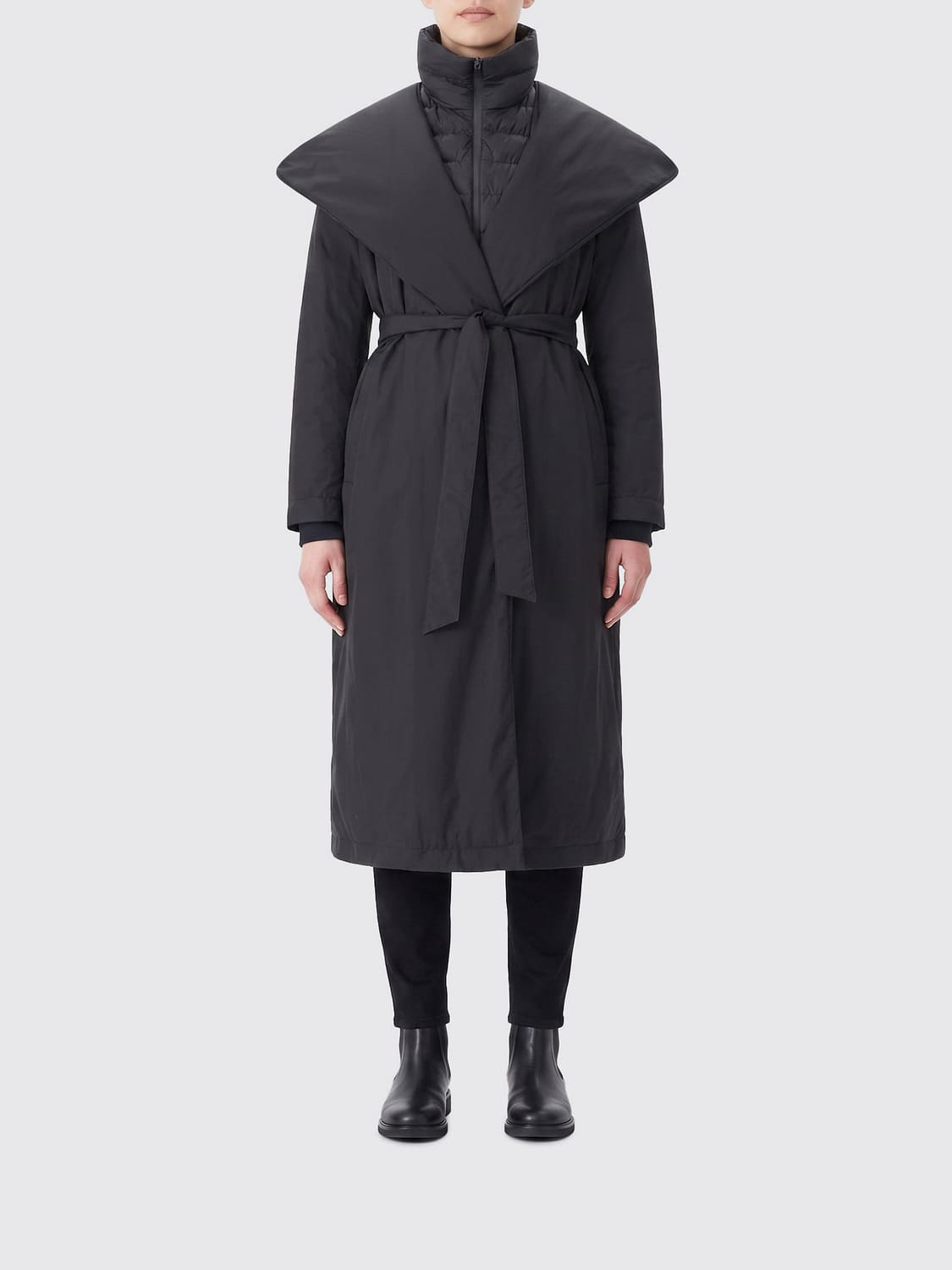 HERNO Coat Woman color Black