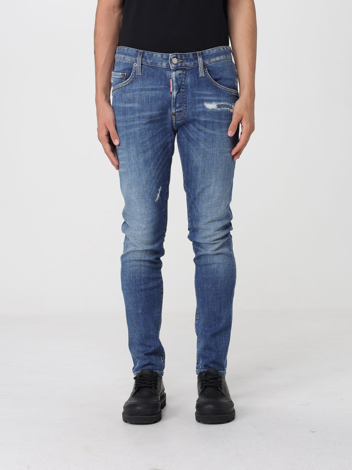DSQUARED2 Slim-Fit Skinny-Jeans aus Stretch-Denim mit mittlerer Leibhöhe
