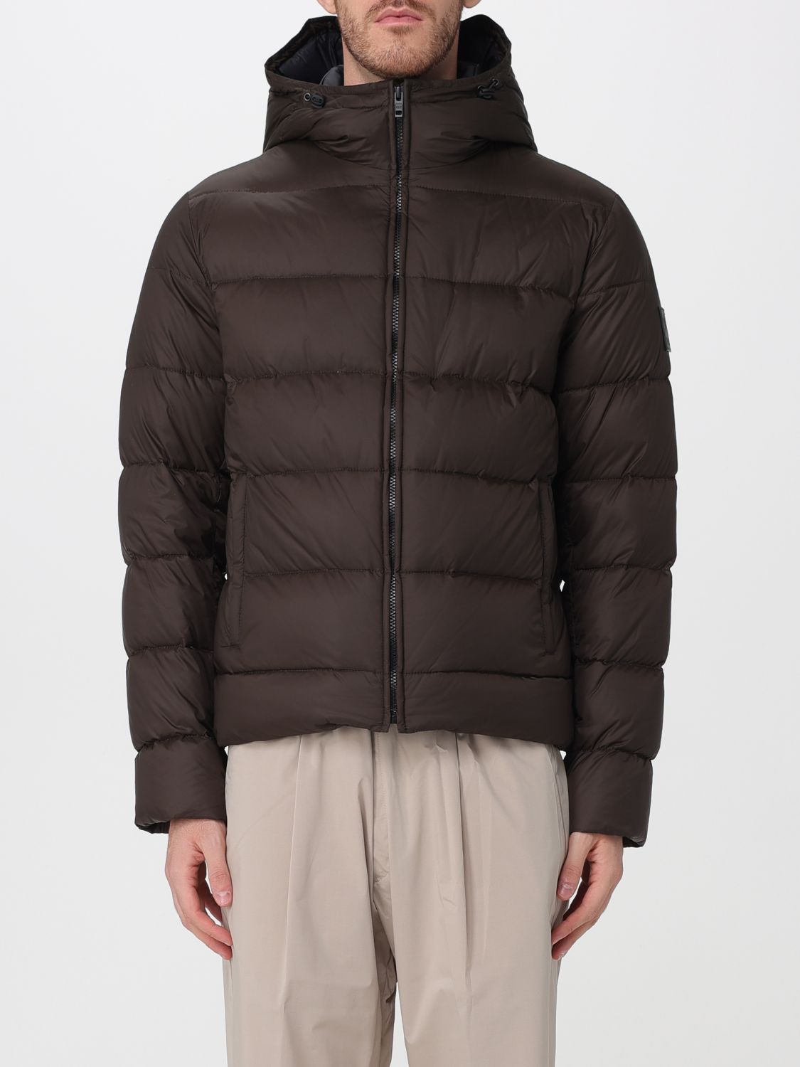 FAY Jacket Men color Brown