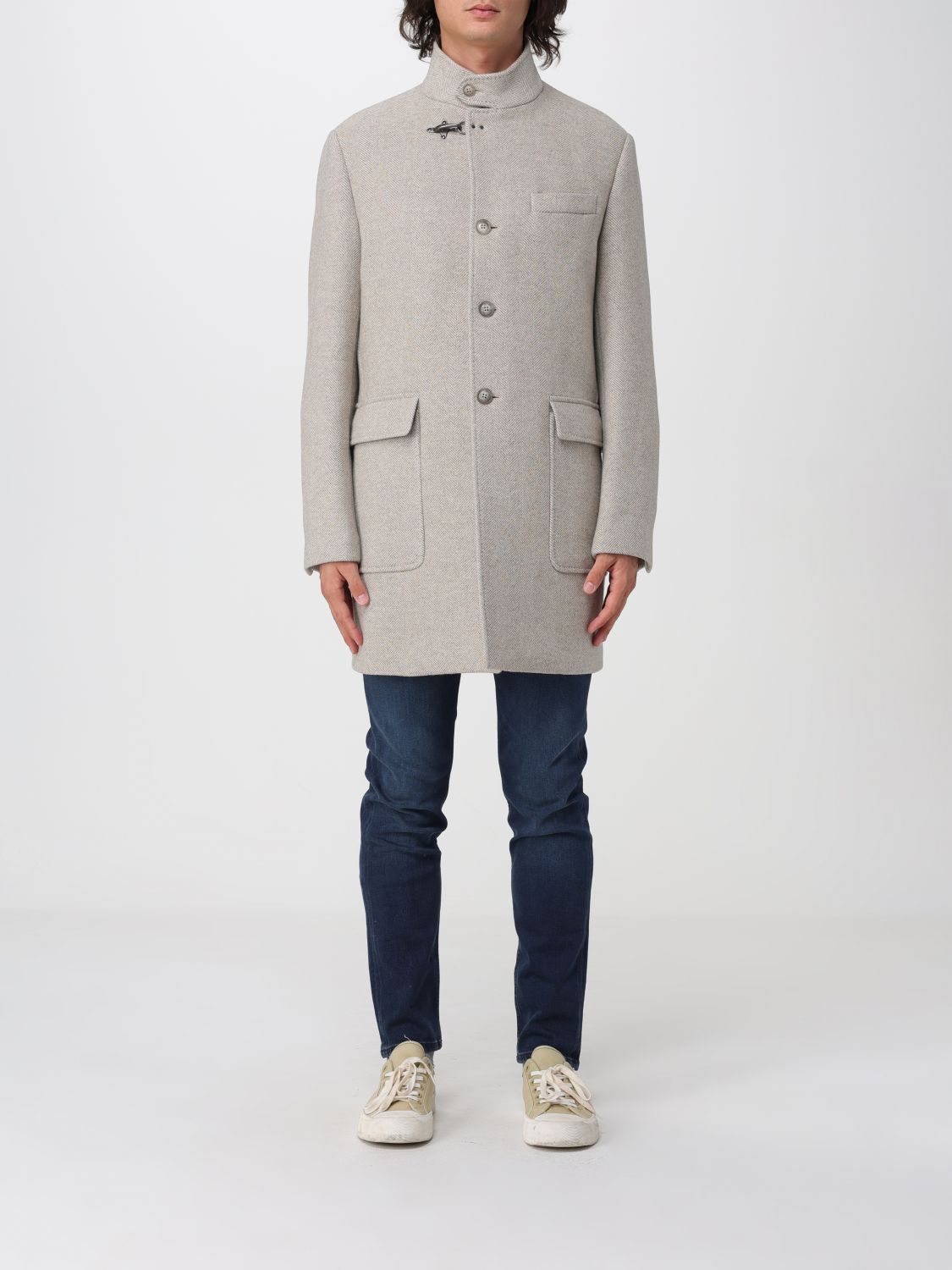 FAY Cappotto Uomo colore Grigio