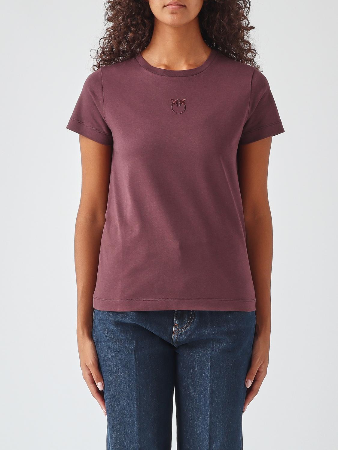 PINKO T-Shirts Donna colore Bordeaux