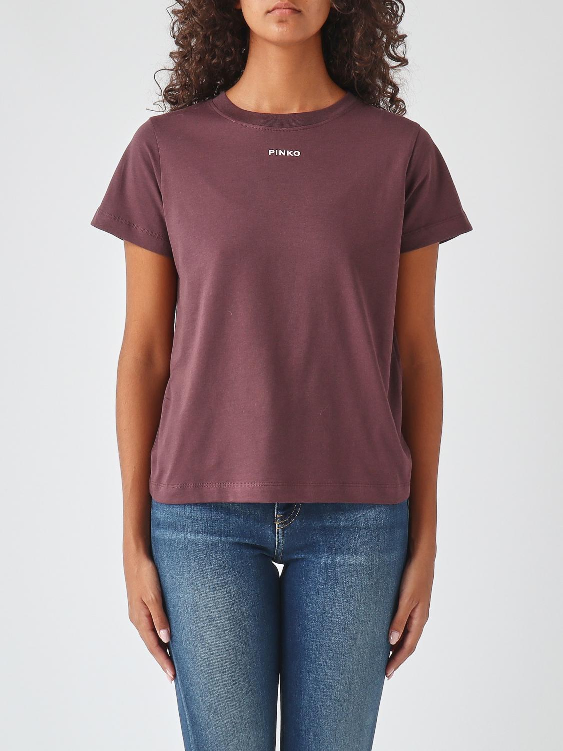 PINKO T-Shirts Donna colore Bordeaux