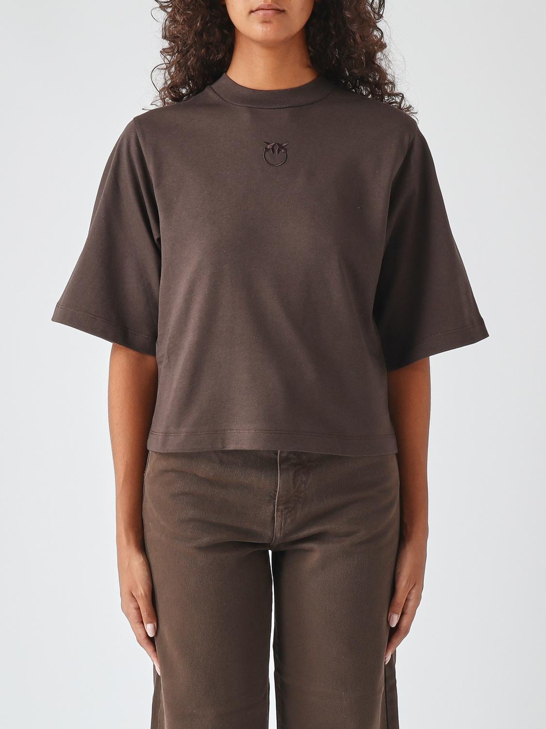 PINKO T-Shirts Donna colore Moro