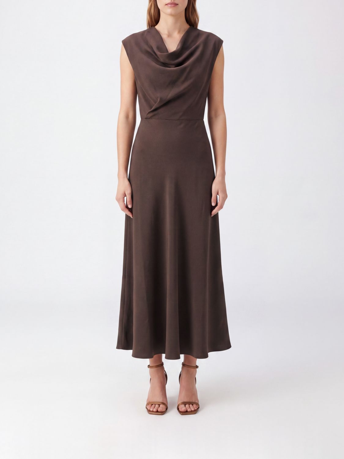 BRUNELLO CUCINELLI Dress Woman color Cocoa