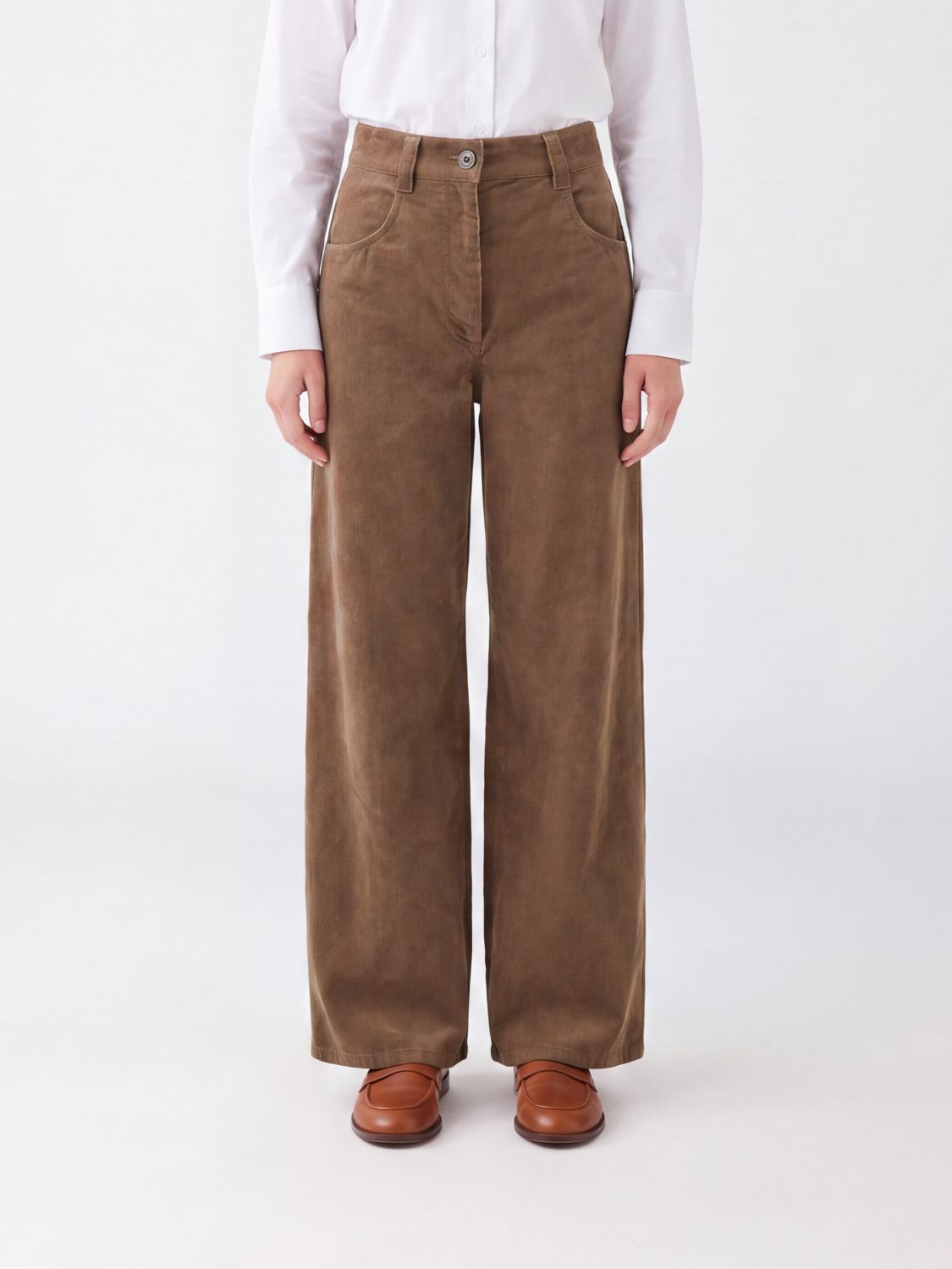 BRUNELLO CUCINELLI Pants Woman color Cocoa