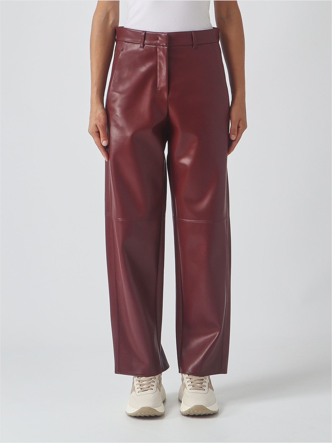 'S MAX MARA Pants Woman color Wine