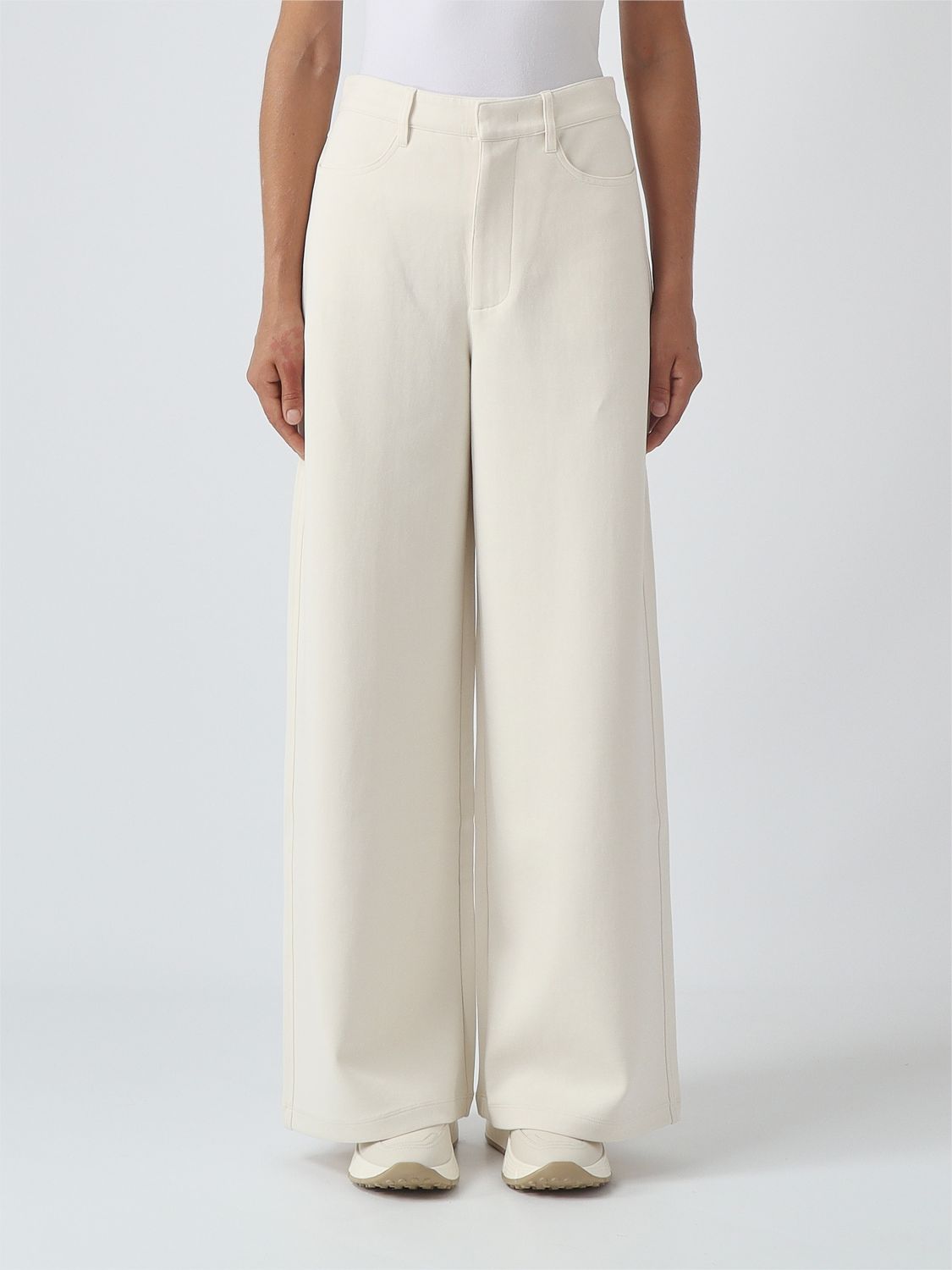 'S MAX MARA Pants Woman color Ivory