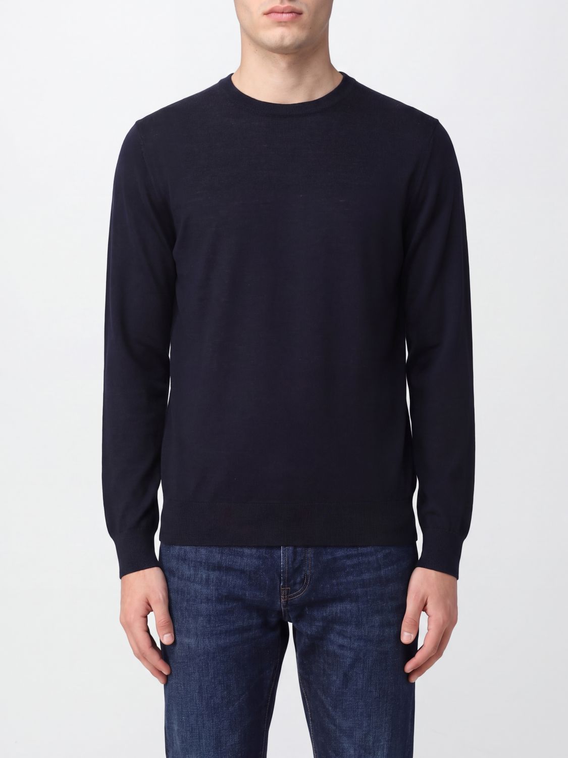 Ballantyne Pure Wool Long-Sleeved Crewneck Jumper