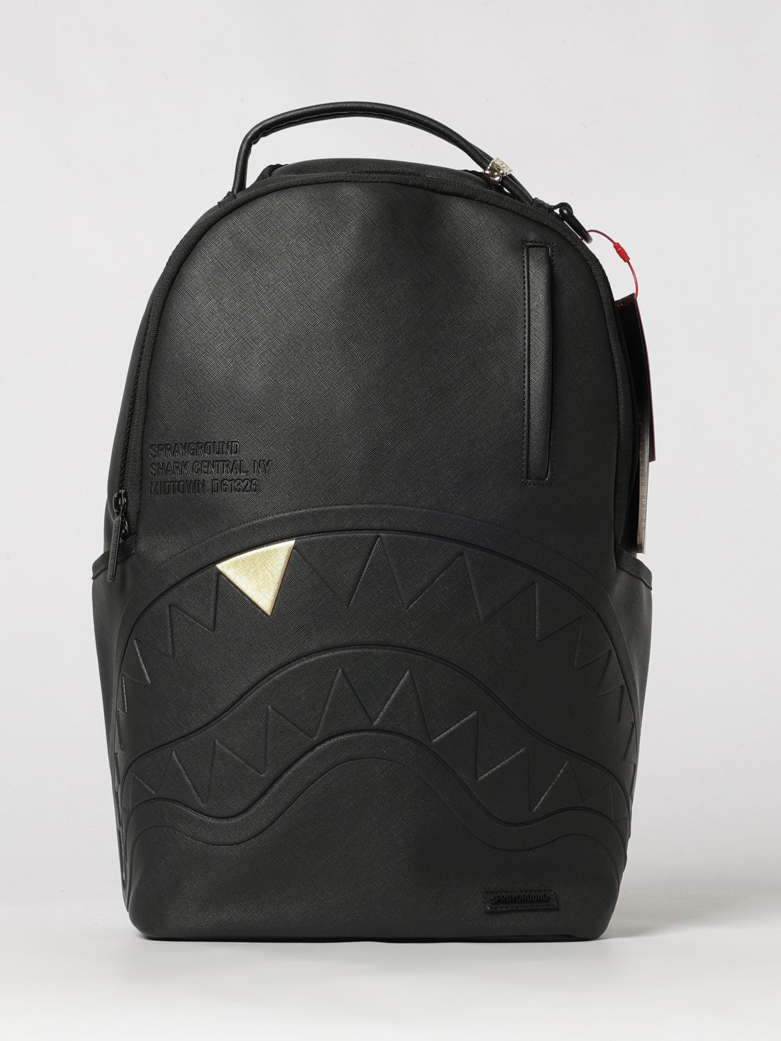 SPRAYGROUND Zaino in PVC con stampa grafica Shark Crew e spallacci imbottiti