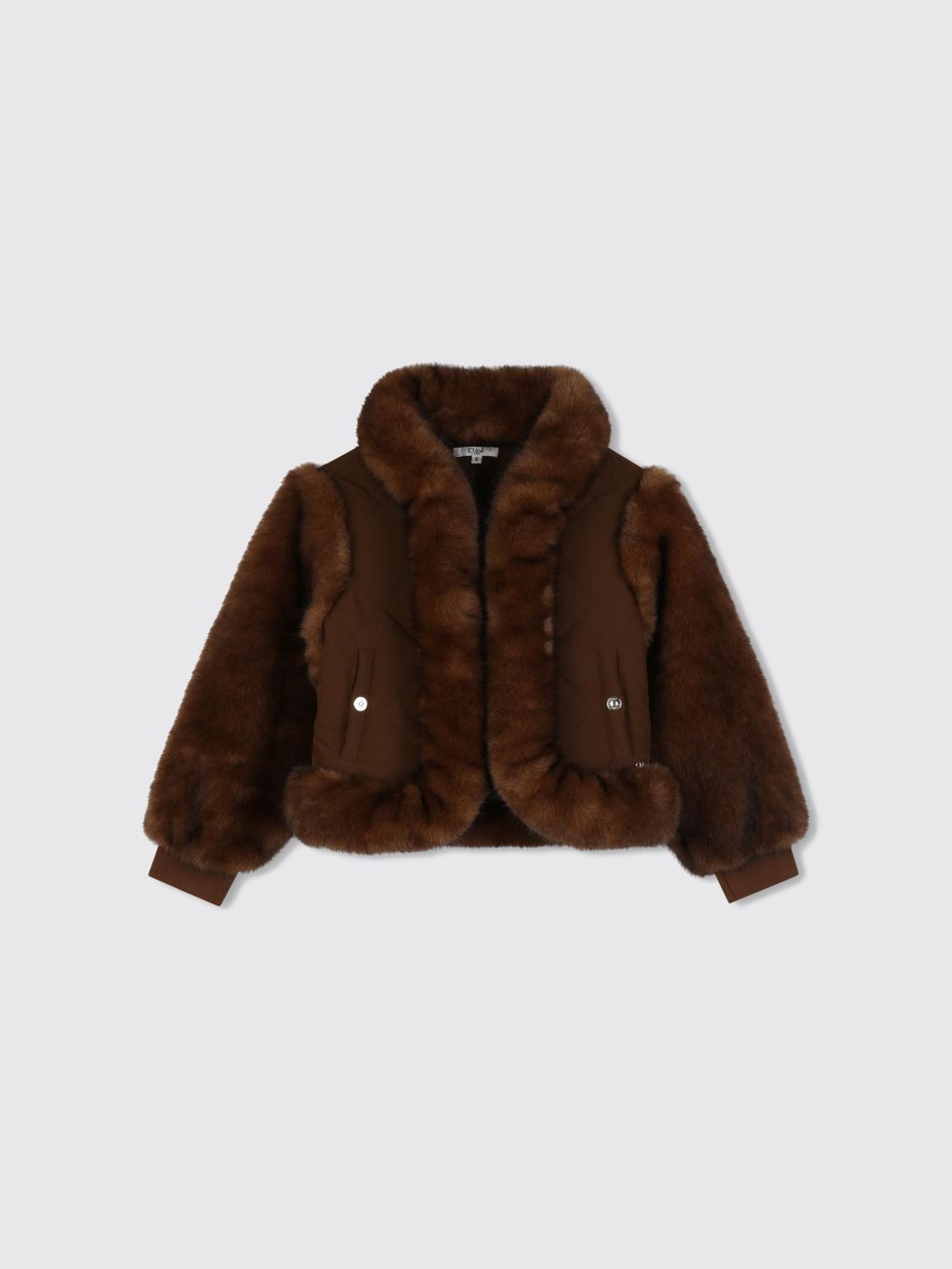 CHLOÉ Cappotto Bambino colore Marrone
