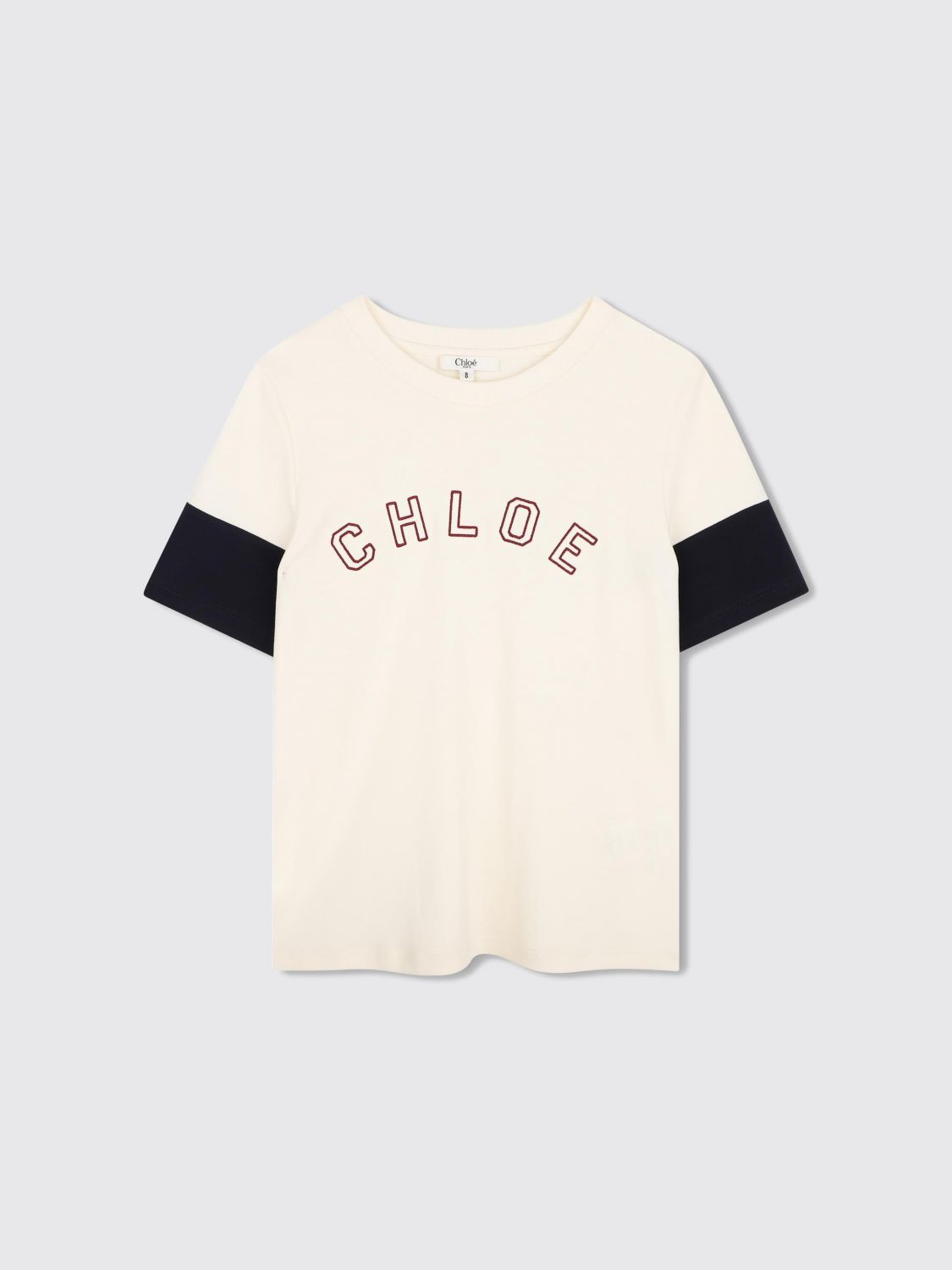 CHLOÉ T-Shirt Bambino colore Marrone