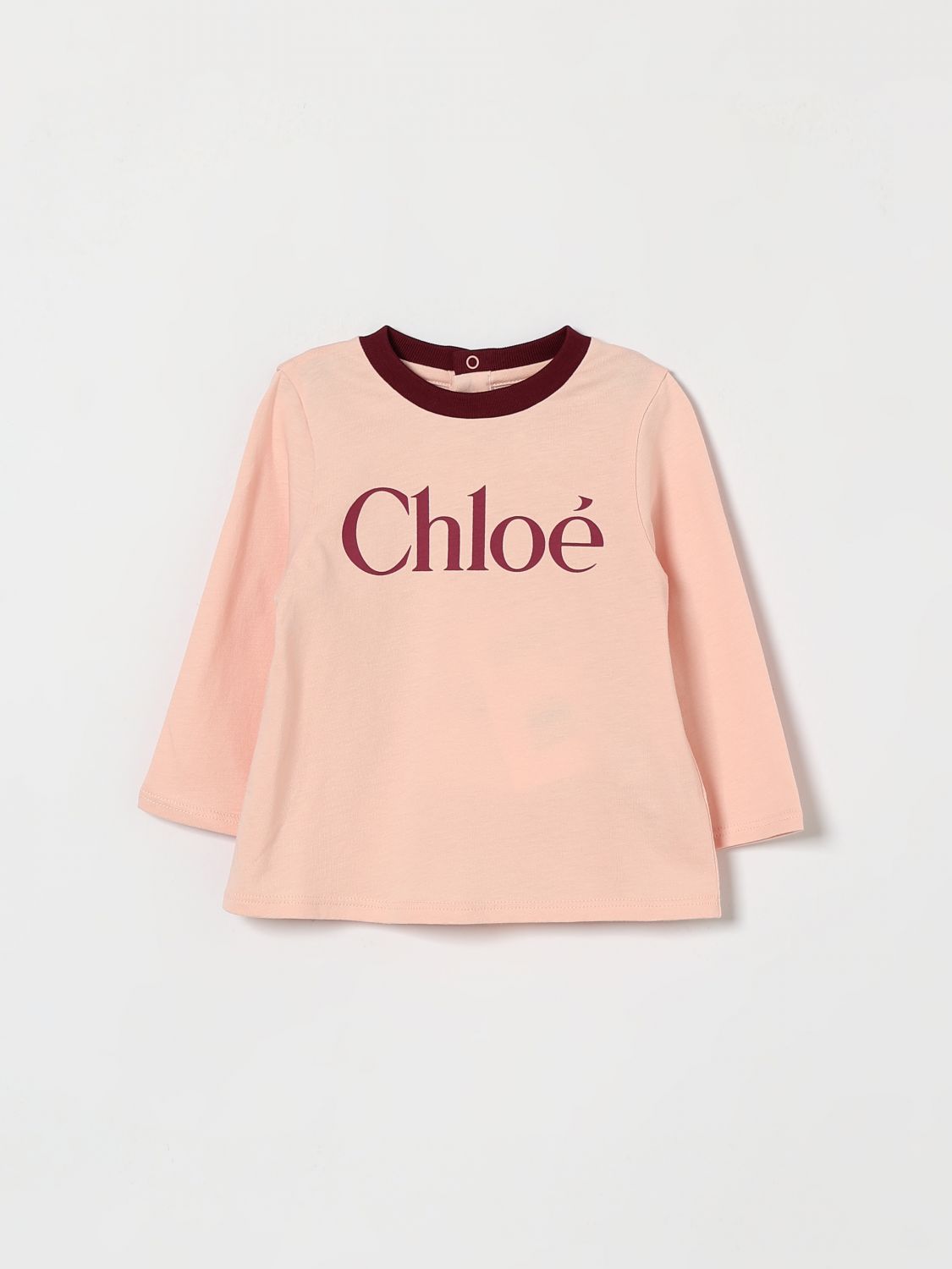 CHLOÉ T-Shirt Bambino colore Rosa