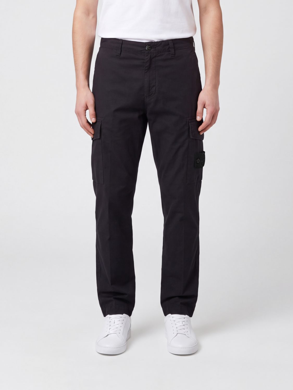 STONE ISLAND Hose Herren Farbe Schwarz
