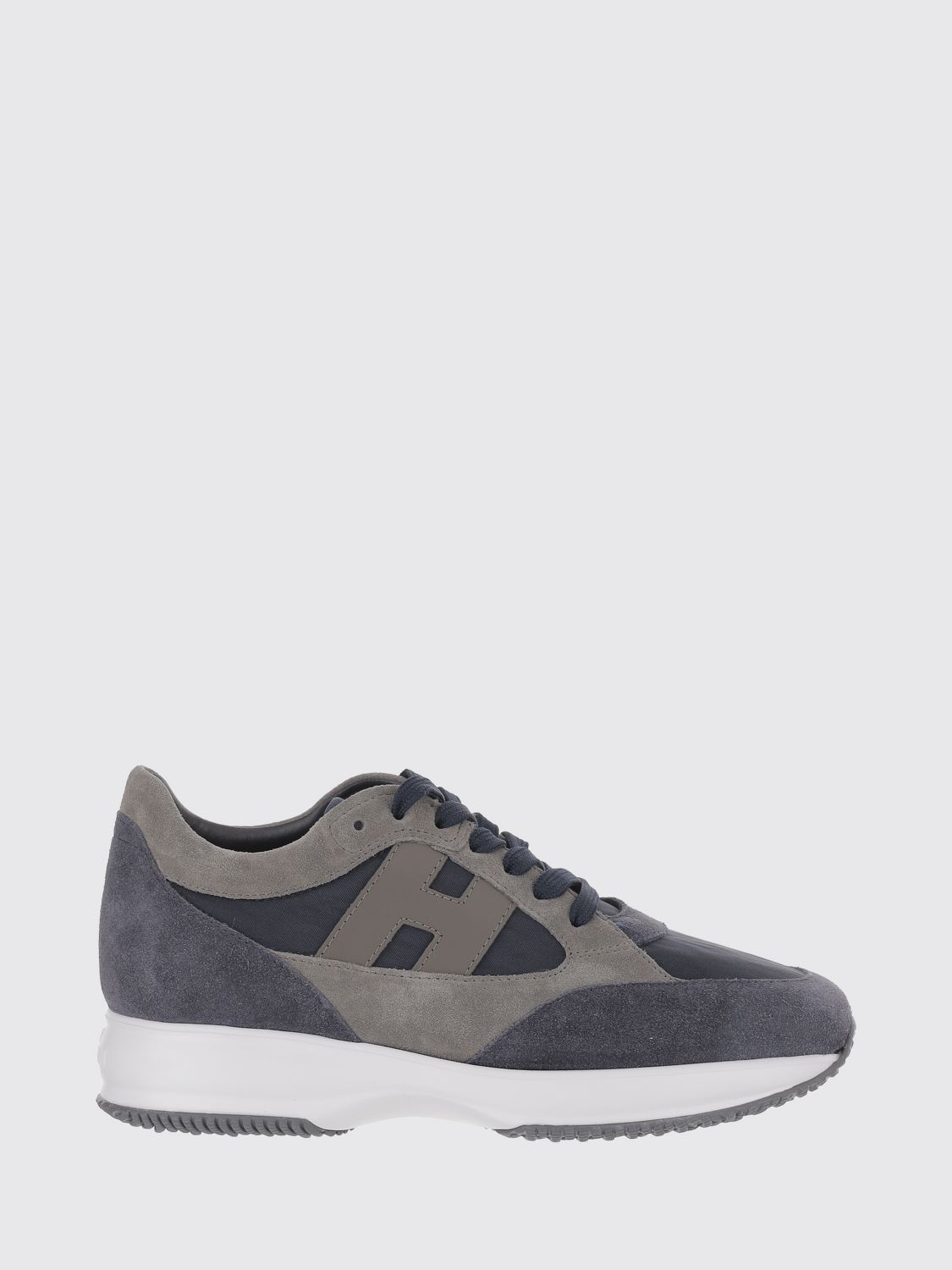 Hogan H580 Suede and Mesh Sneakers with Side H Logo