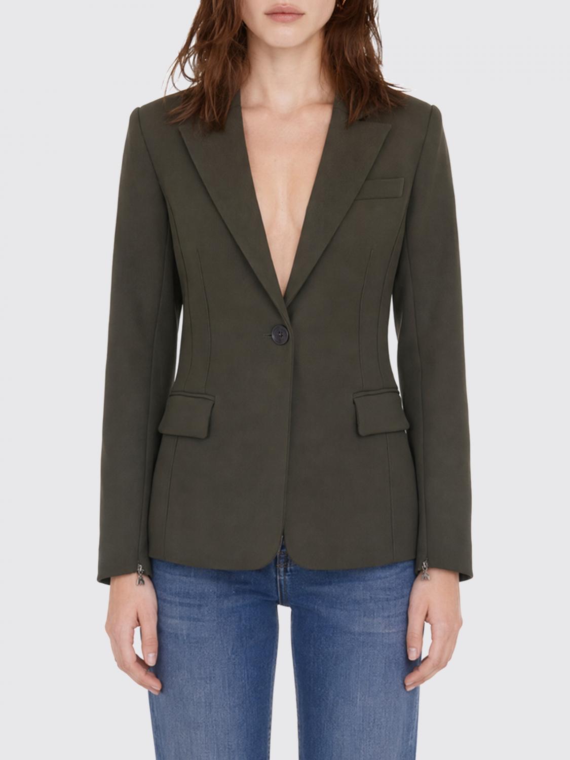 PATRIZIA PEPE Jacke Damen Farbe Grün