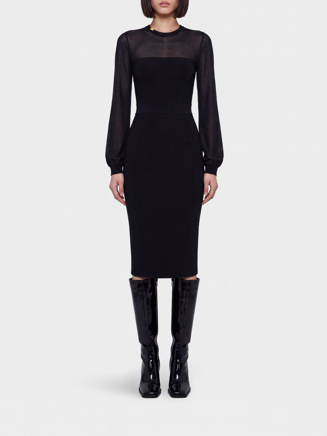 ELISABETTA FRANCHI Dress Woman color Black