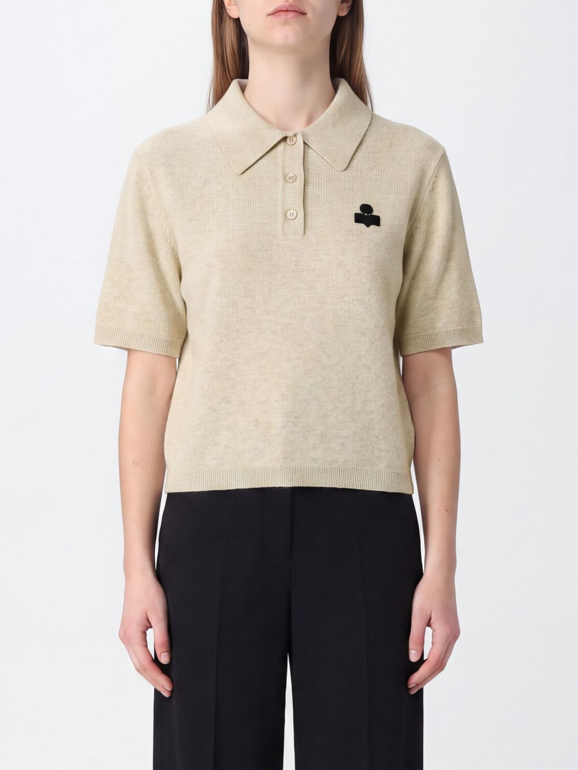 ISABEL MARANT ETOILE Polo Shirt Woman color Grey