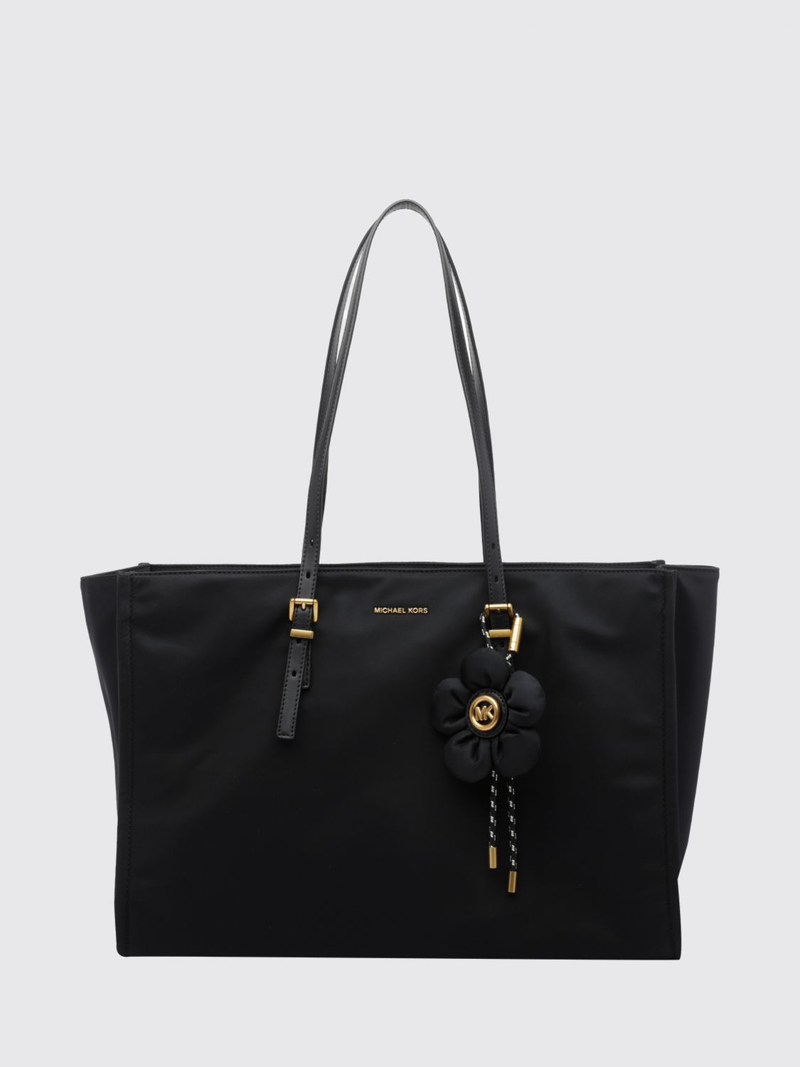 Michael Kors Zadie Tote Bag in Recycled Nylon with Charm