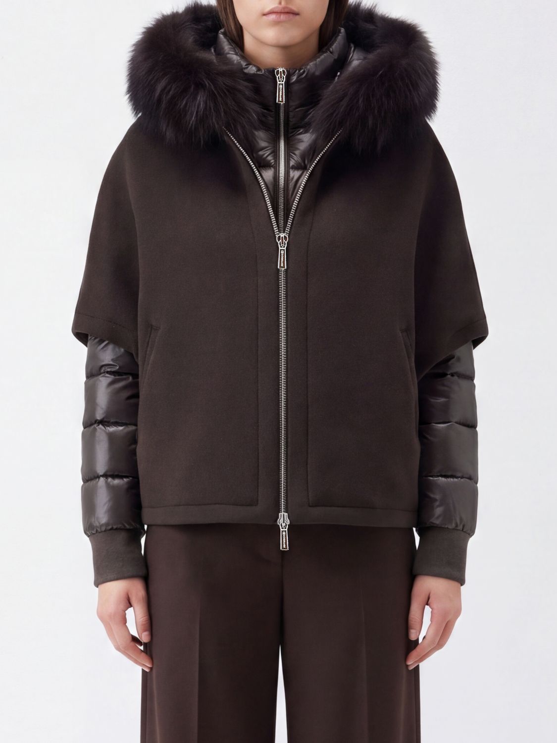 MOORER Cappotto Donna colore Marrone