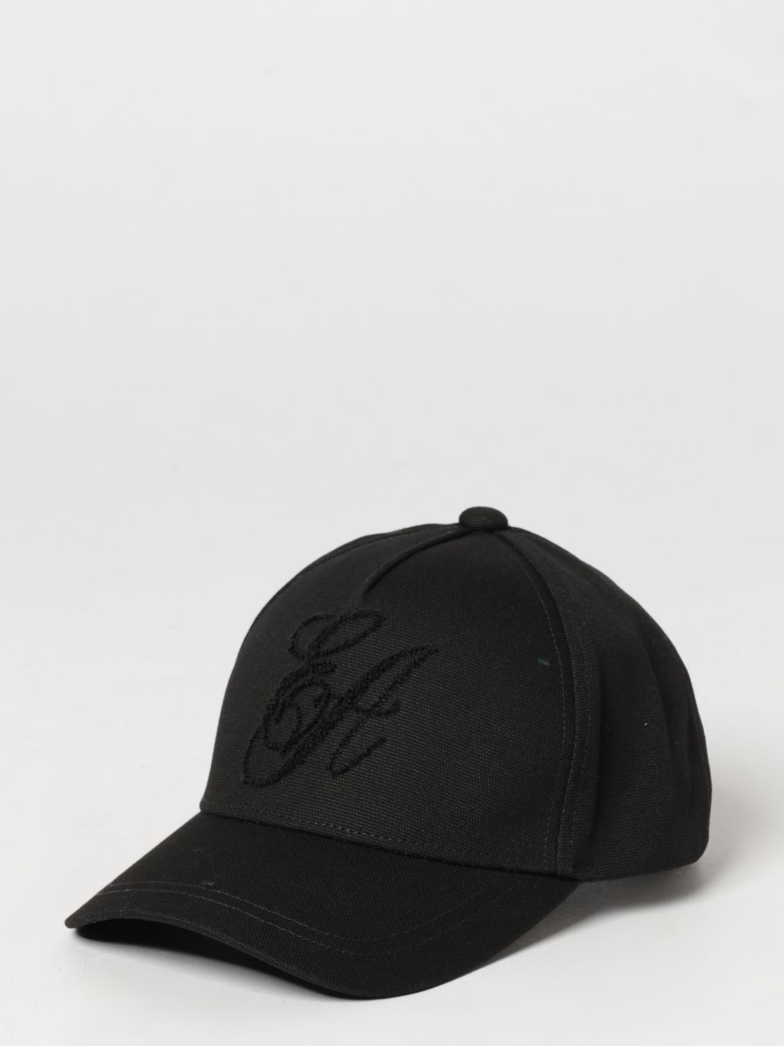 EMPORIO ARMANI Baseballkappe aus Baumwolle mit gesticktem Monogramm-Logo