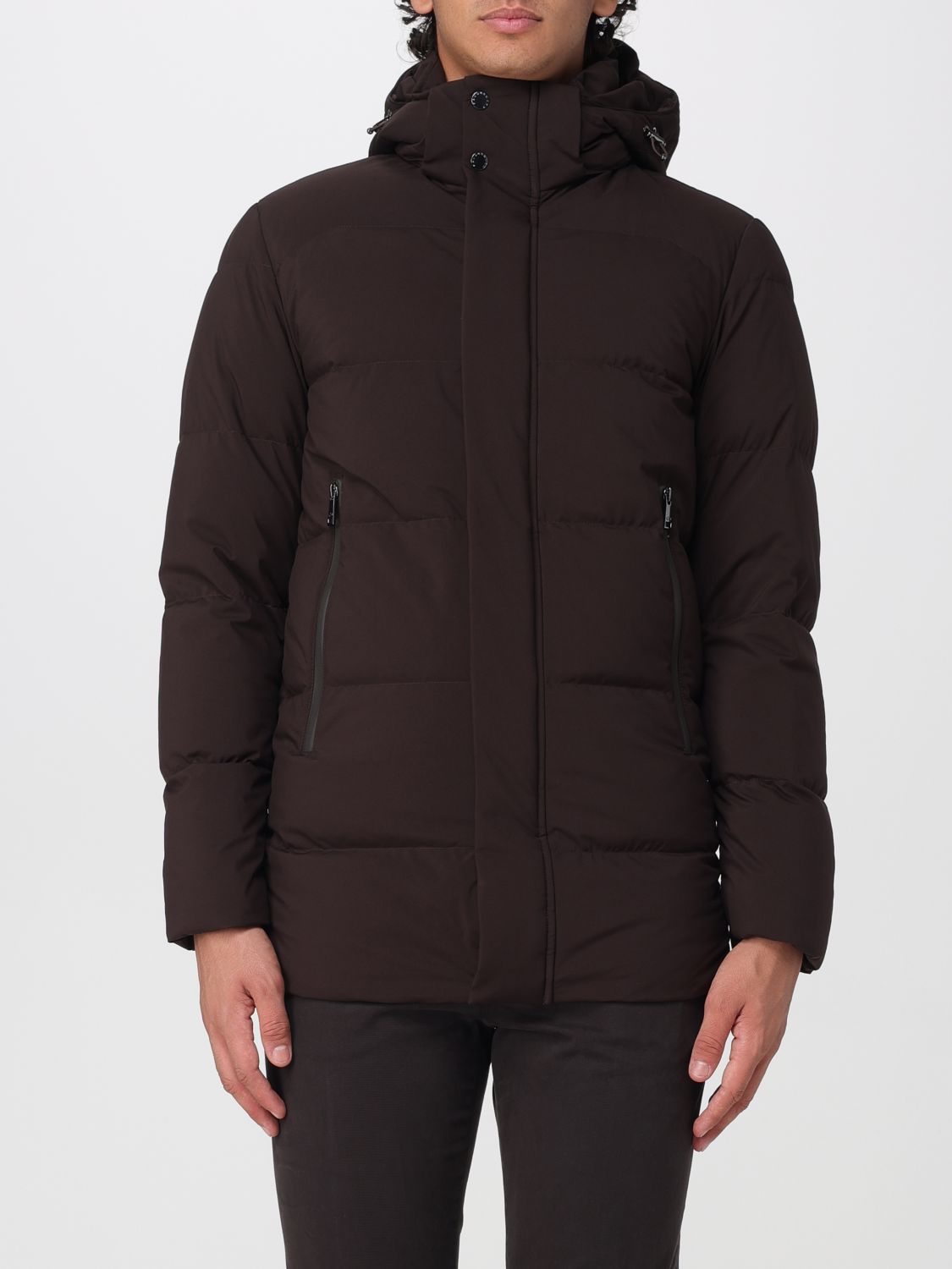 PAUL & SHARK Piumino idrorepellente in nylon trapuntato con cappuccio