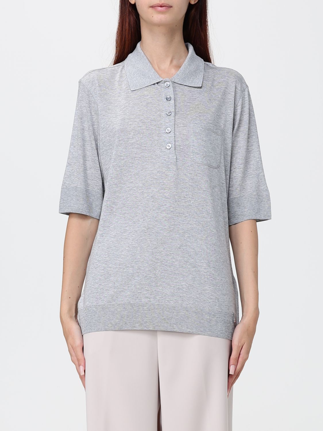 HERNO Polo Shirt Woman color Pearl
