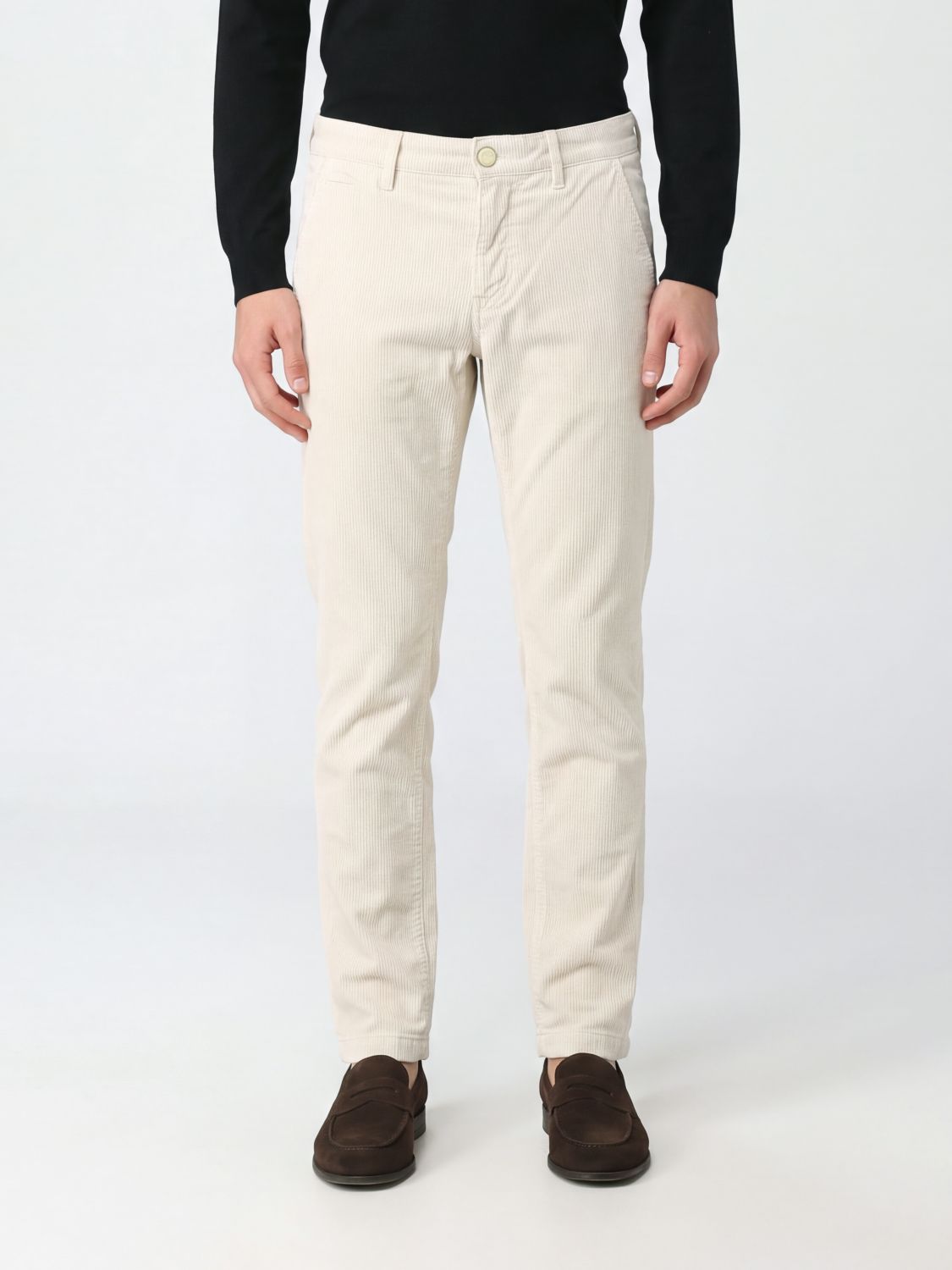 JACOB COHEN Pantaloni slim fit in velluto a coste con vita media