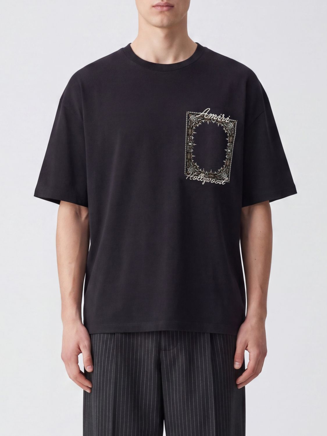 AMIRI Relaxed Fit Monogram Cotton T-shirt