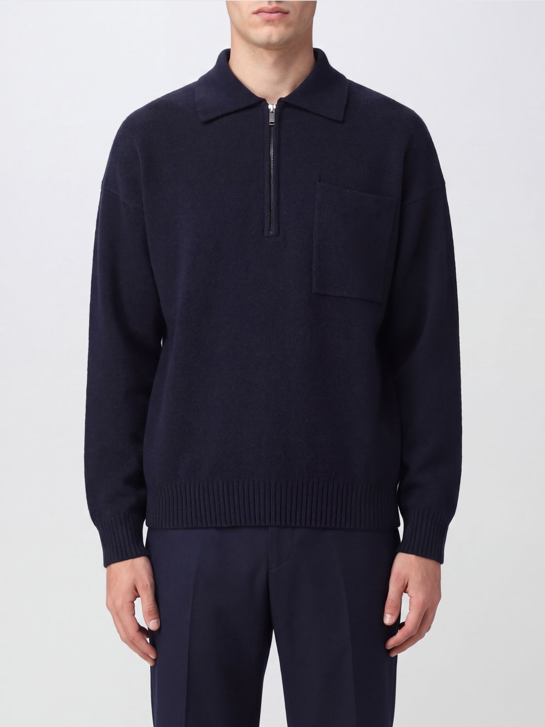 ROBERTO COLLINA Sweater Men color Blue