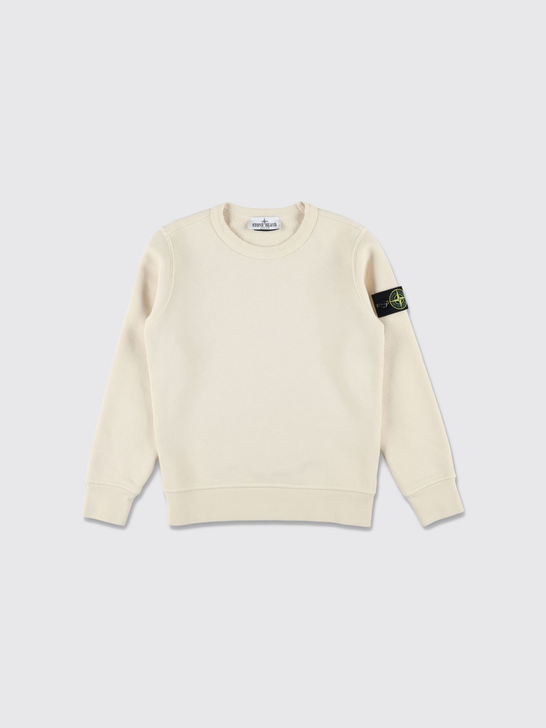 STONE ISLAND JUNIOR Maglia Bambino colore Panna