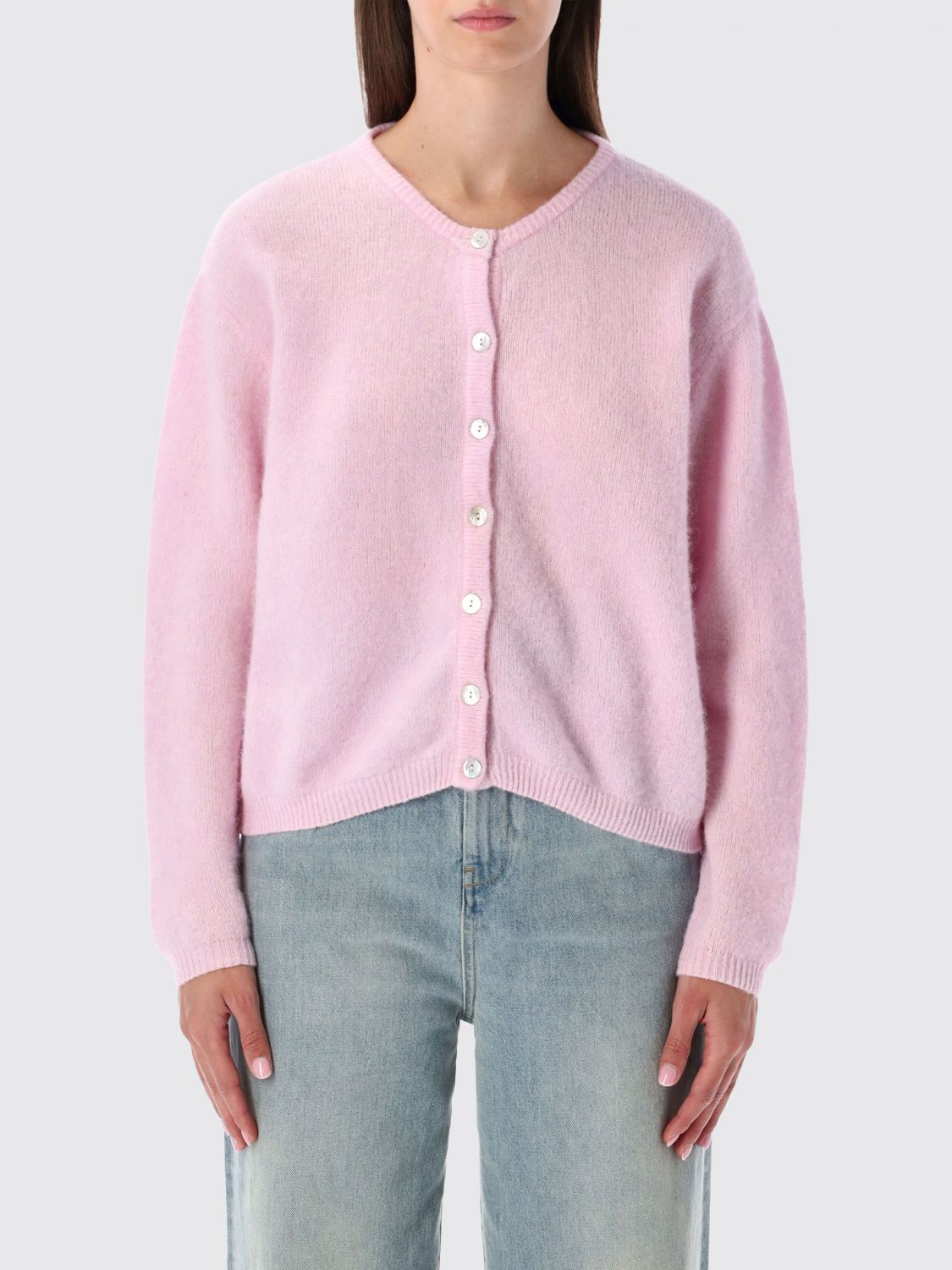American Vintage V-Neck Alpaca and Wool Blend Cardigan