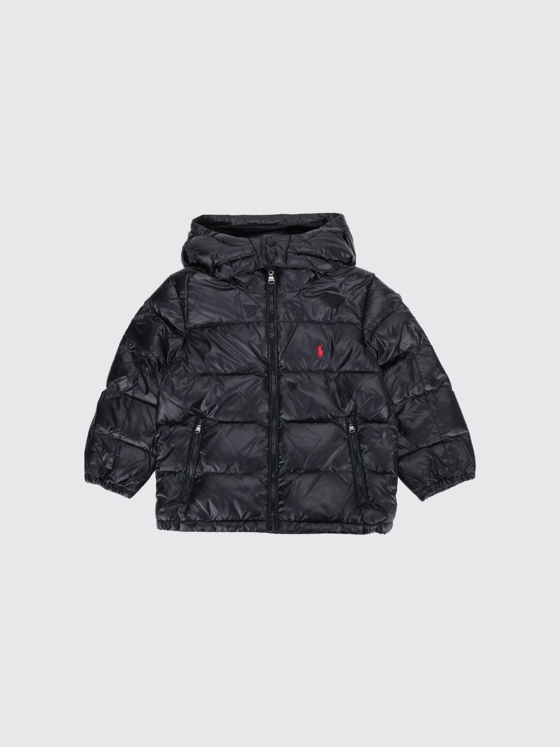 POLO RALPH LAUREN Kurze Daunenjacke für Jungen aus recyceltem Nylon mit Kapuze