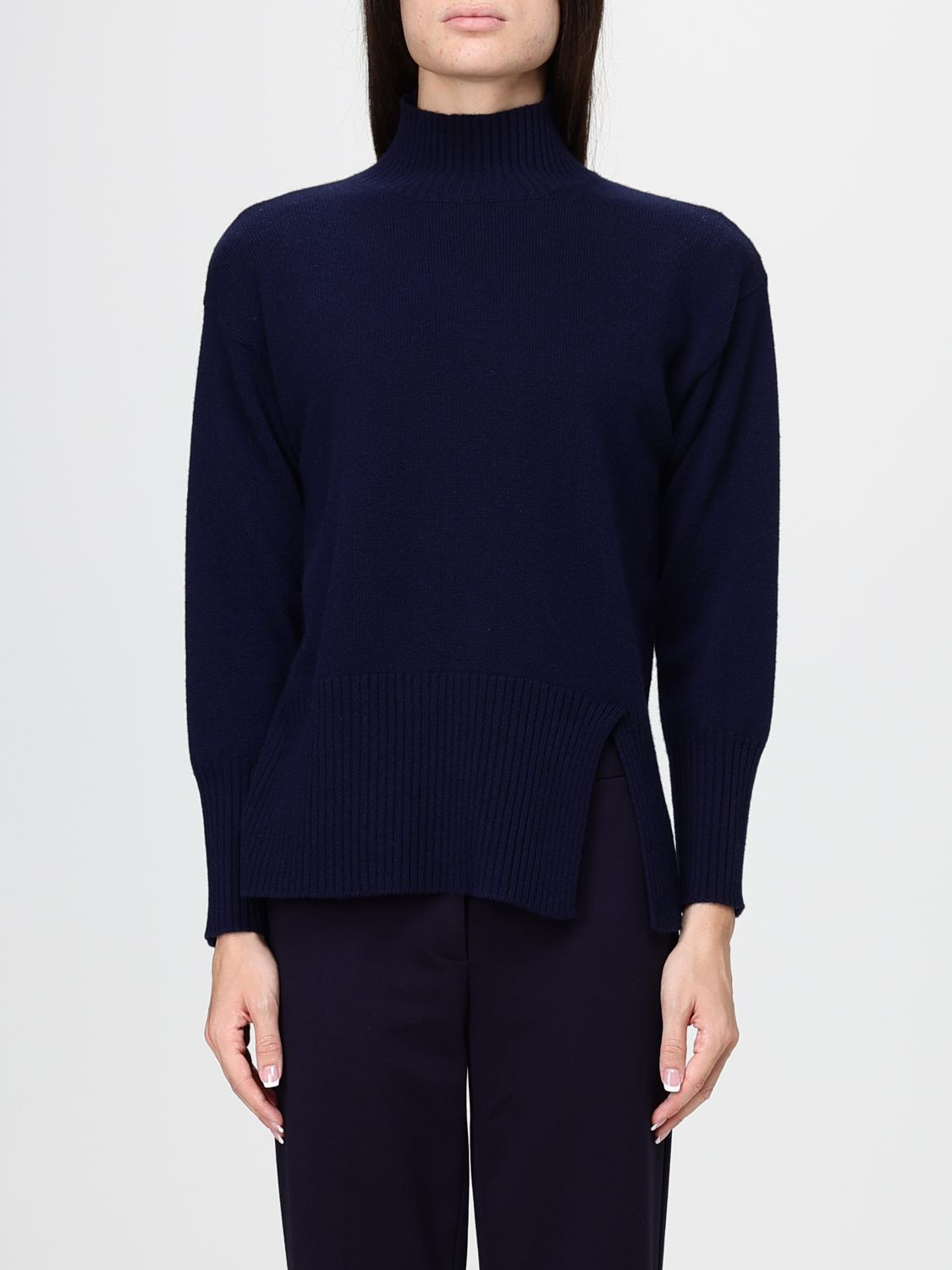 KANGRA Slim-Fit-Rollkragenpullover aus Wolle mit langen Ärmeln