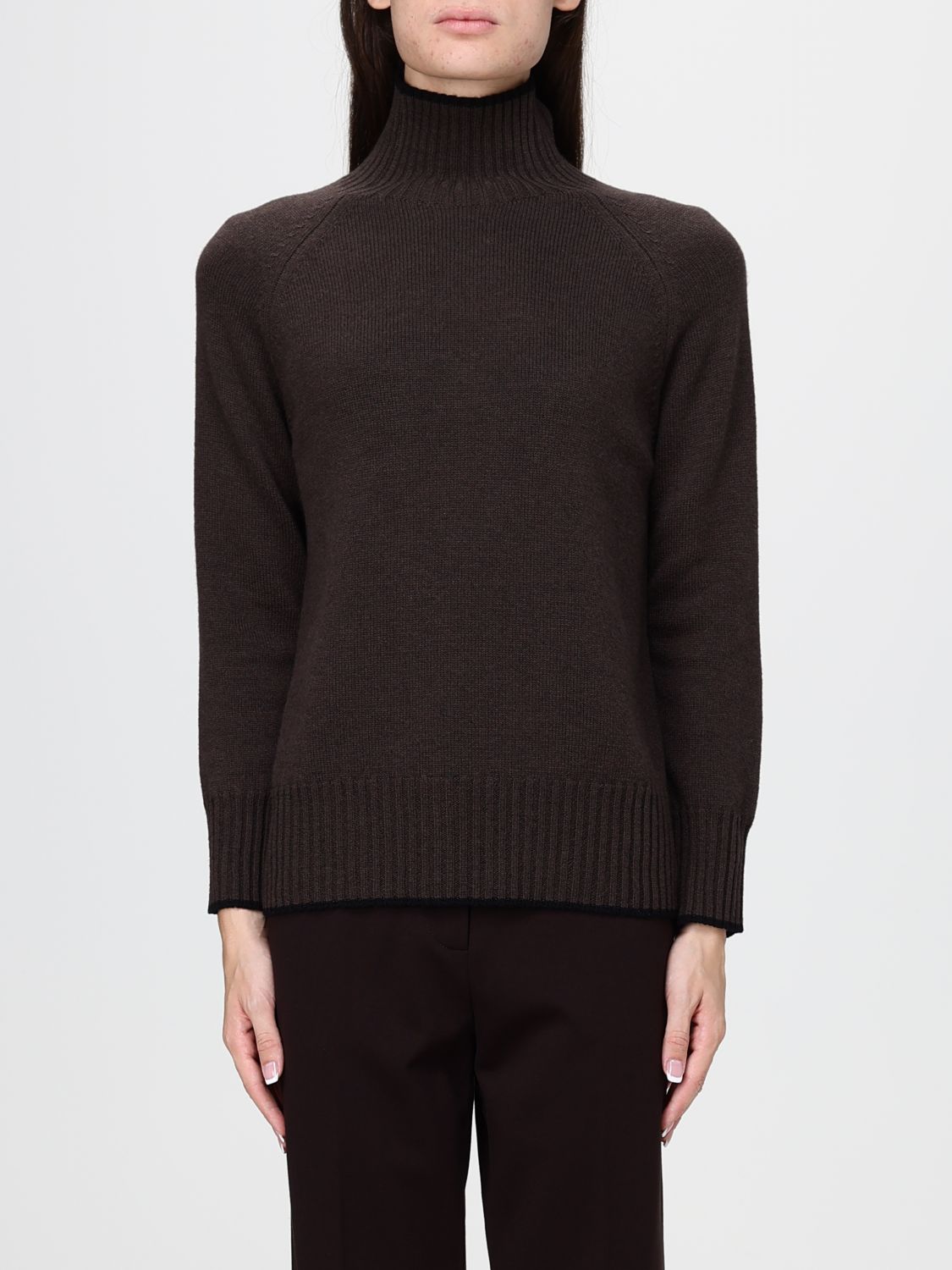 KANGRA Slim-Fit-Rollkragenpullover aus Wolle mit langen Ärmeln