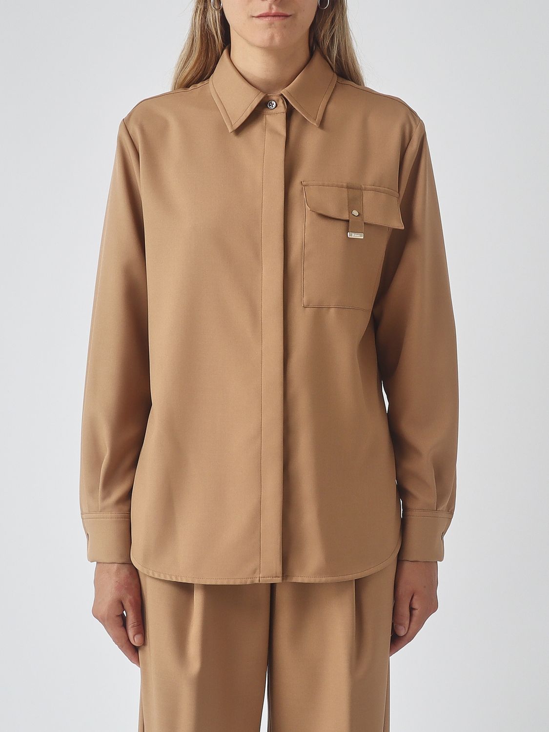 HERNO Shirt Woman color Camel