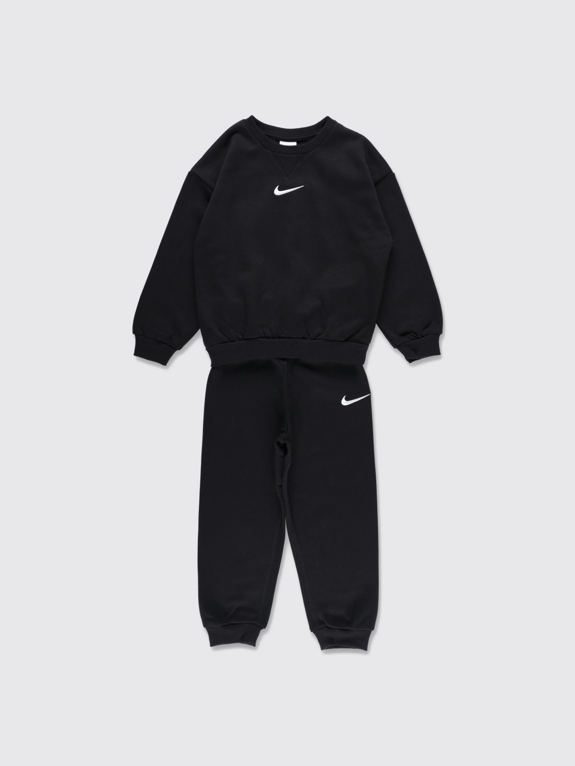 NIKE 2-teiliges Set für Jungen aus Baumwollmischung mit Rundhals-Sweatshirt und Hose