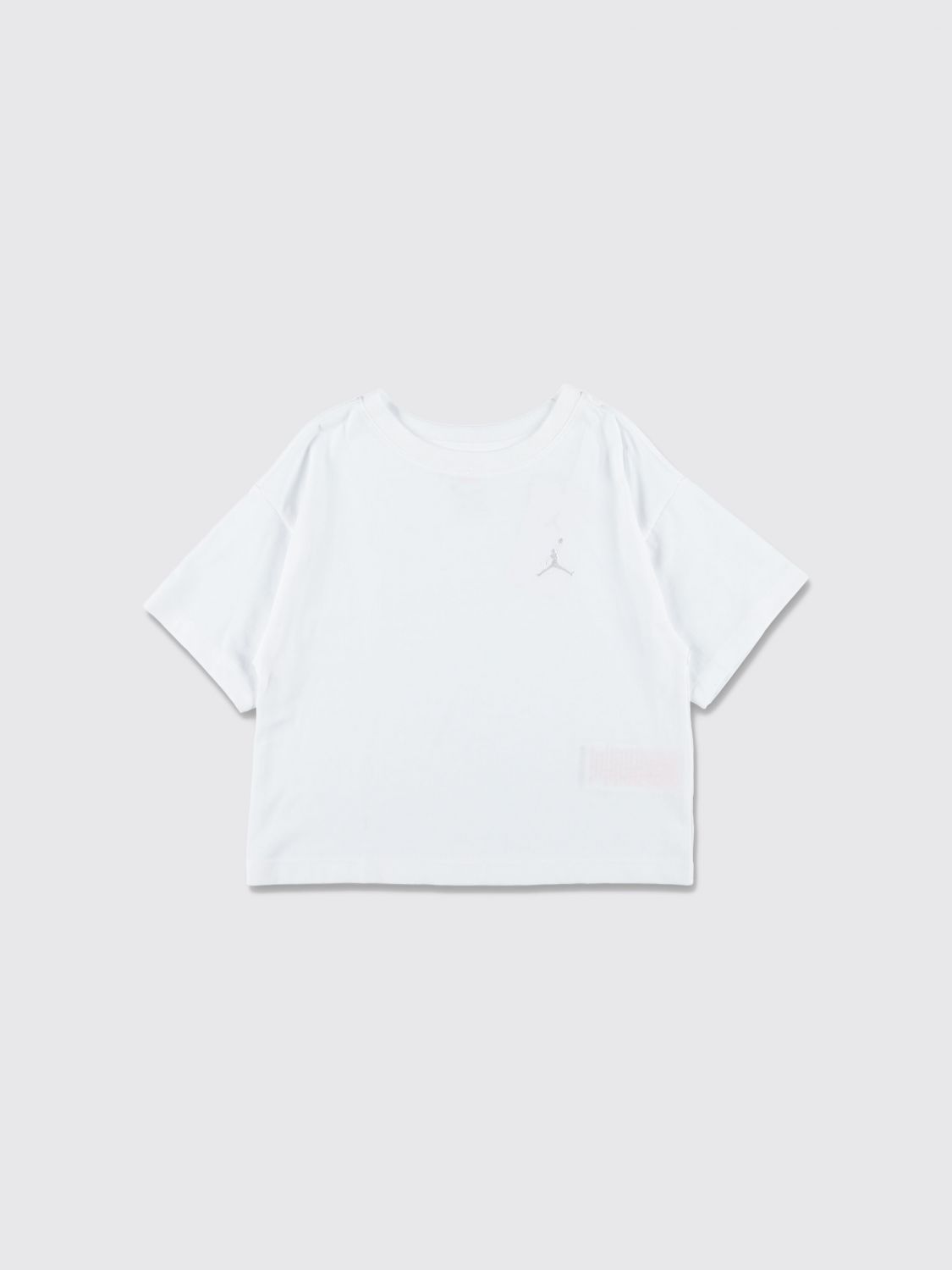 NIKE T-Shirt aus Baumwollmischung von für Kinder mit Ton-in-Ton-Logo
