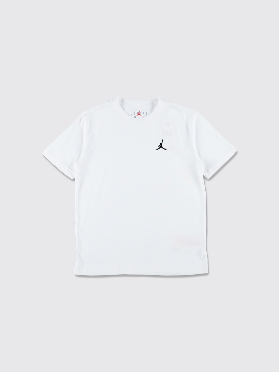 NIKE T-Shirt aus Baumwollmischung von für Kinder mit vorderem Kontrastlogo