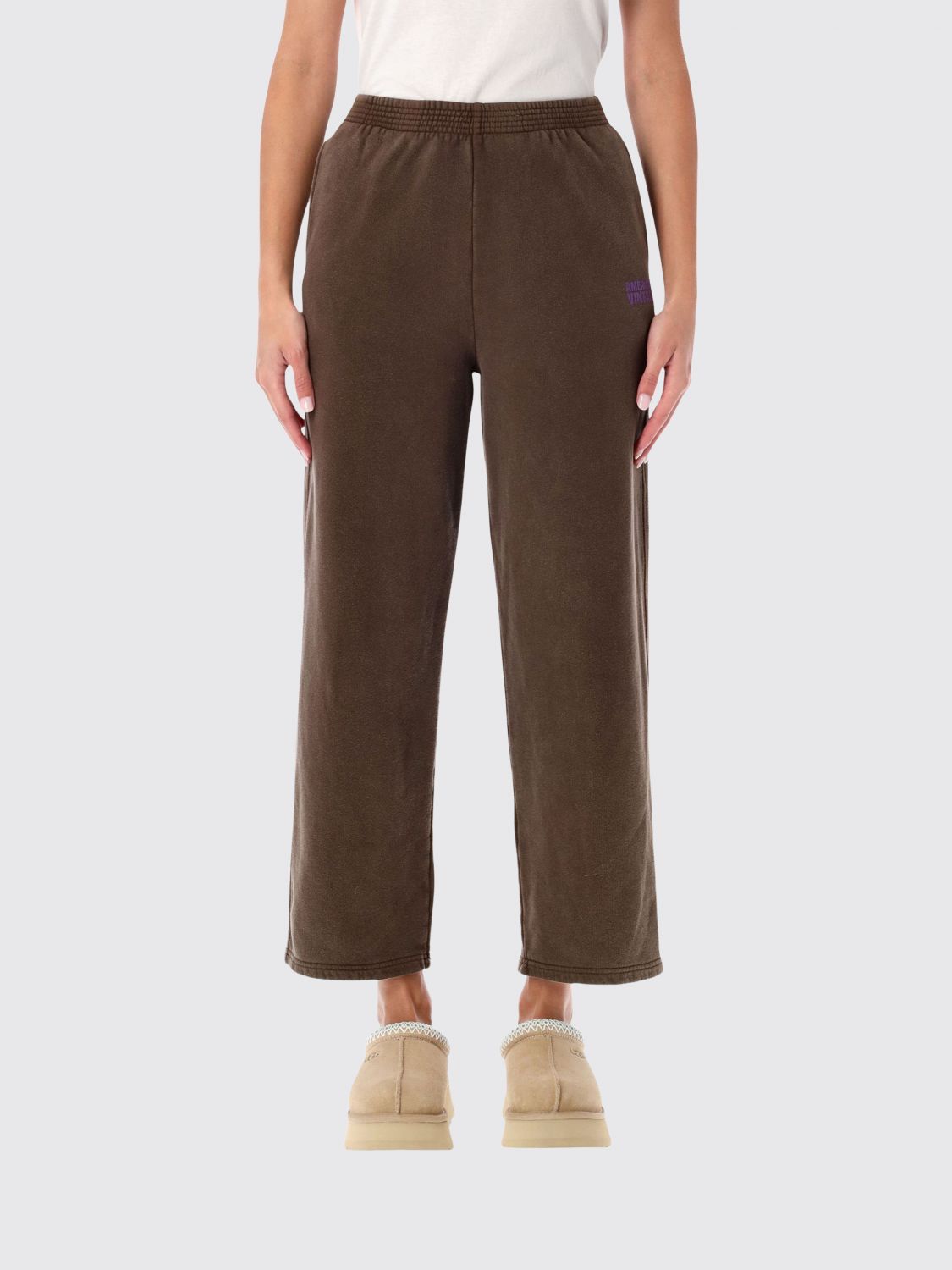 AMERICAN VINTAGE Pants Woman color Brown