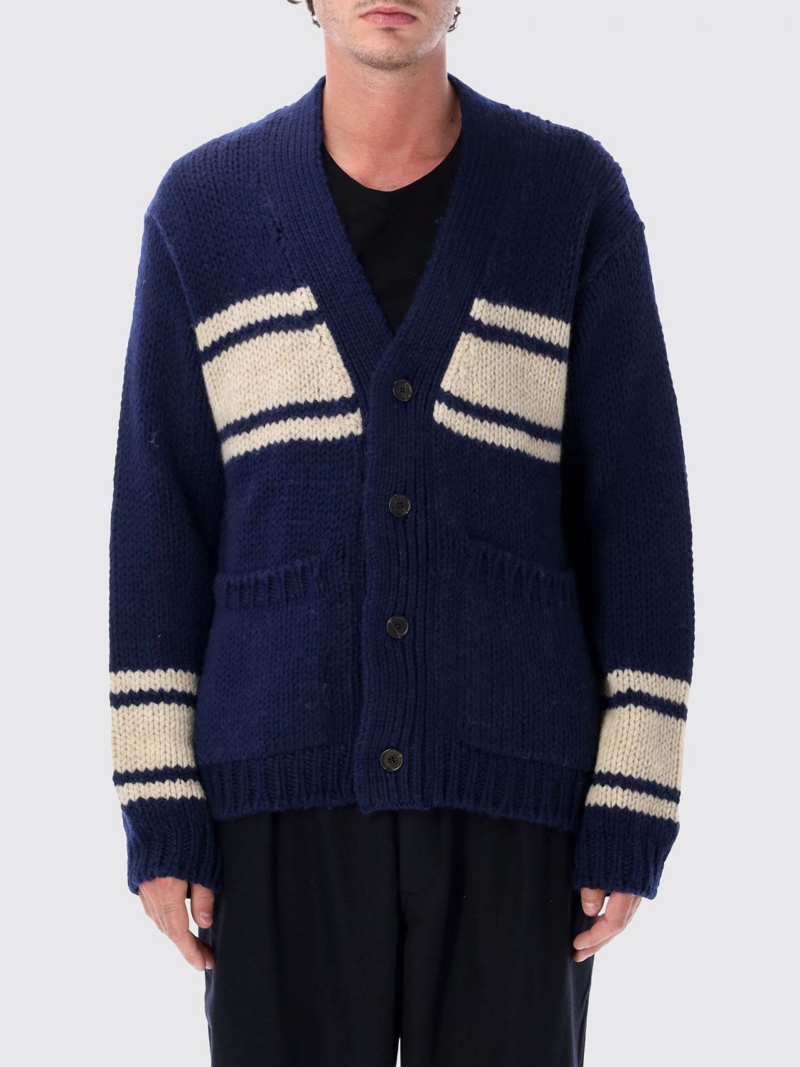 Universal Works Sweater Men Color Blue In Multi