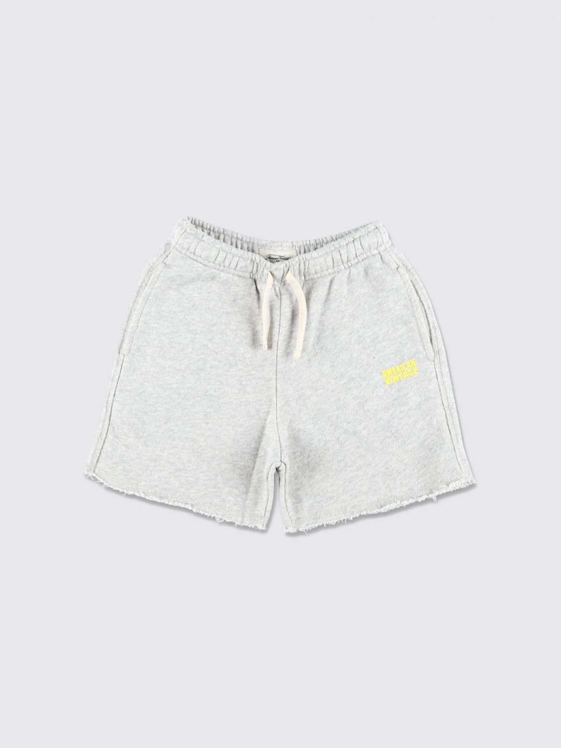 AMERICAN VINTAGE High-Waist-Shorts aus Baumwolle für Jungen mit Kordelzug