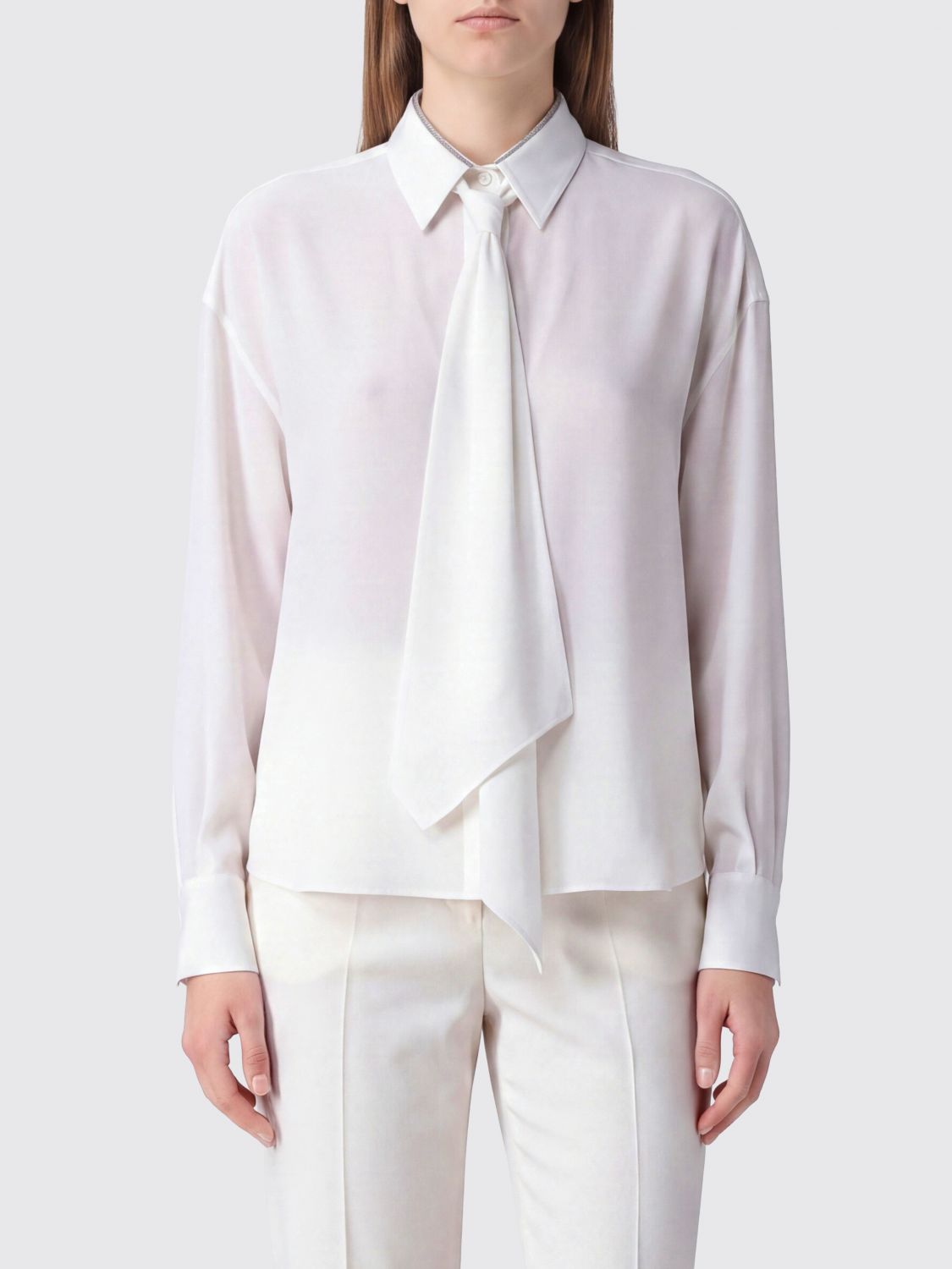 BRUNELLO CUCINELLI Shirt Woman color Nude