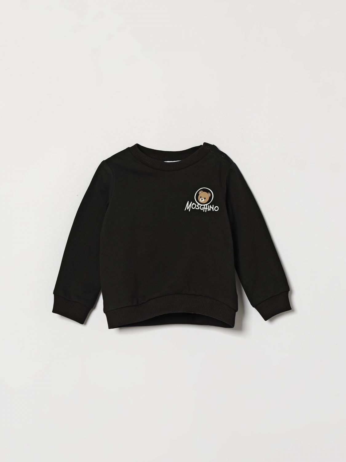 MOSCHINO Sweatshirt für Jungen aus Baumwolle mit Teddy Bear-Print