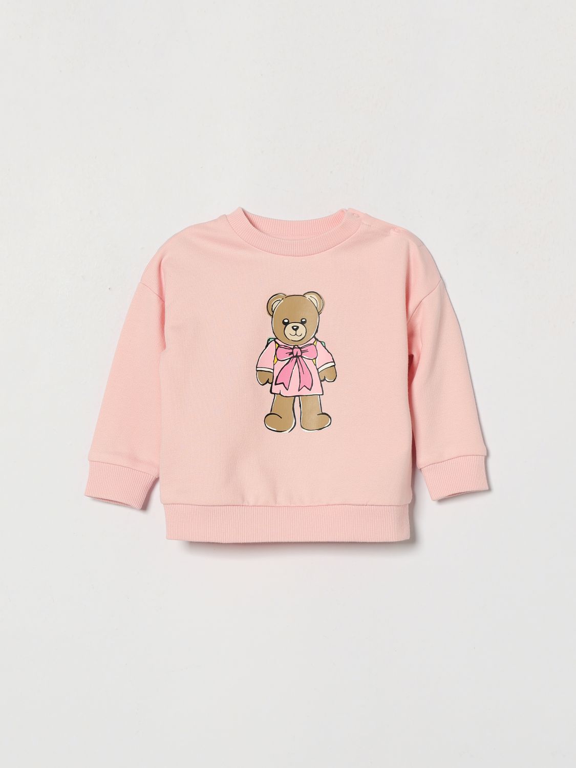 MOSCHINO Sweatshirt für Jungen aus Baumwolle mit Teddy Bear-Print