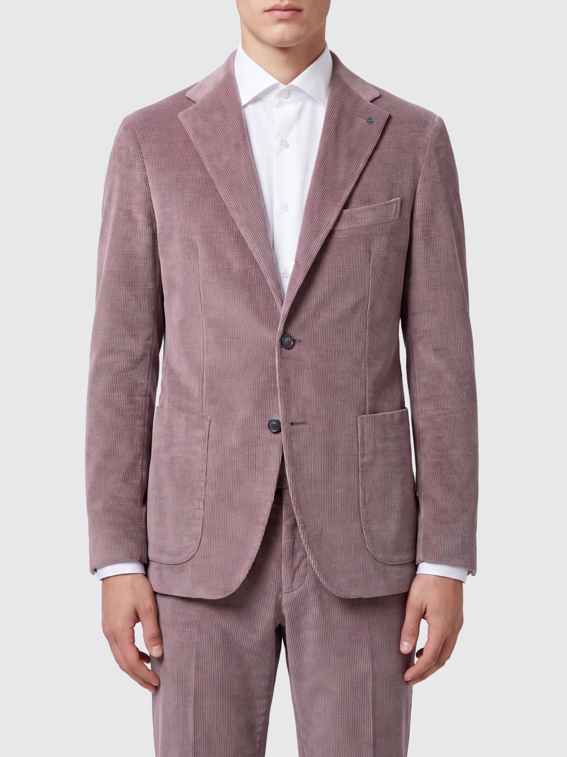 TAGLIATORE Einreihiger Wollblazer von mit klassischem Revers und aufgesetzten Taschen