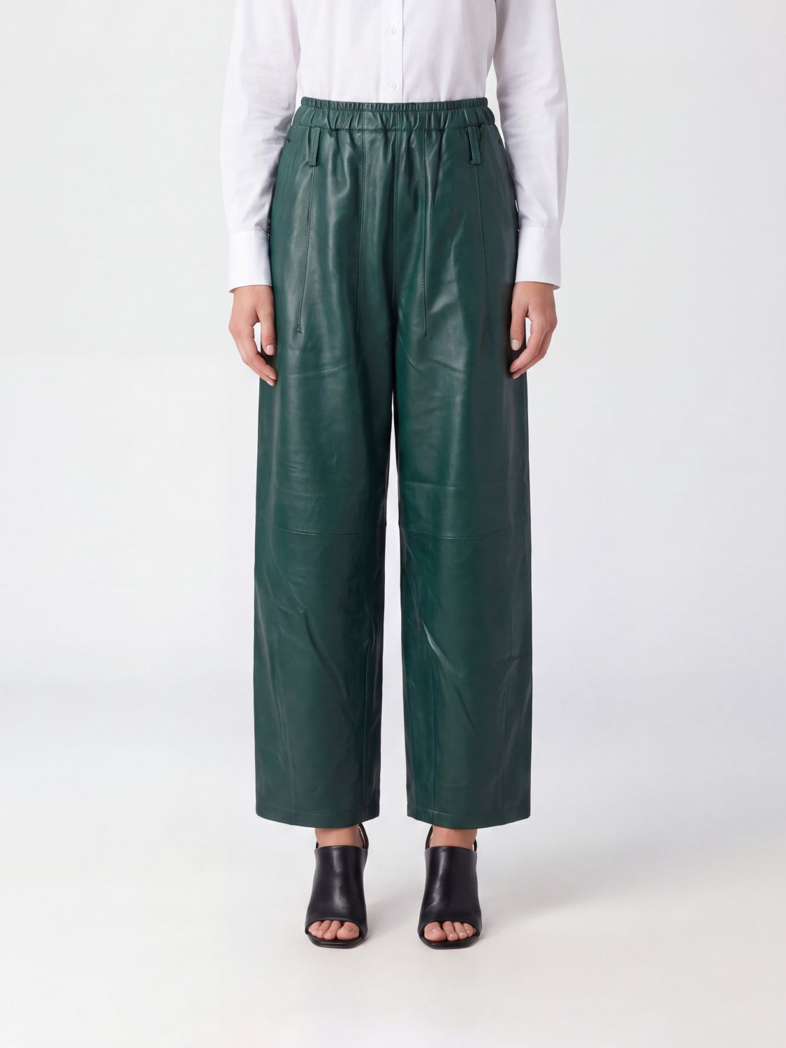 THE FRANKIE SHOP Pants Woman color Green