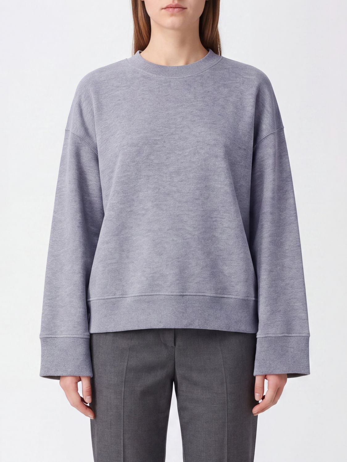 THE FRANKIE SHOP Sweatshirt Woman color Grey