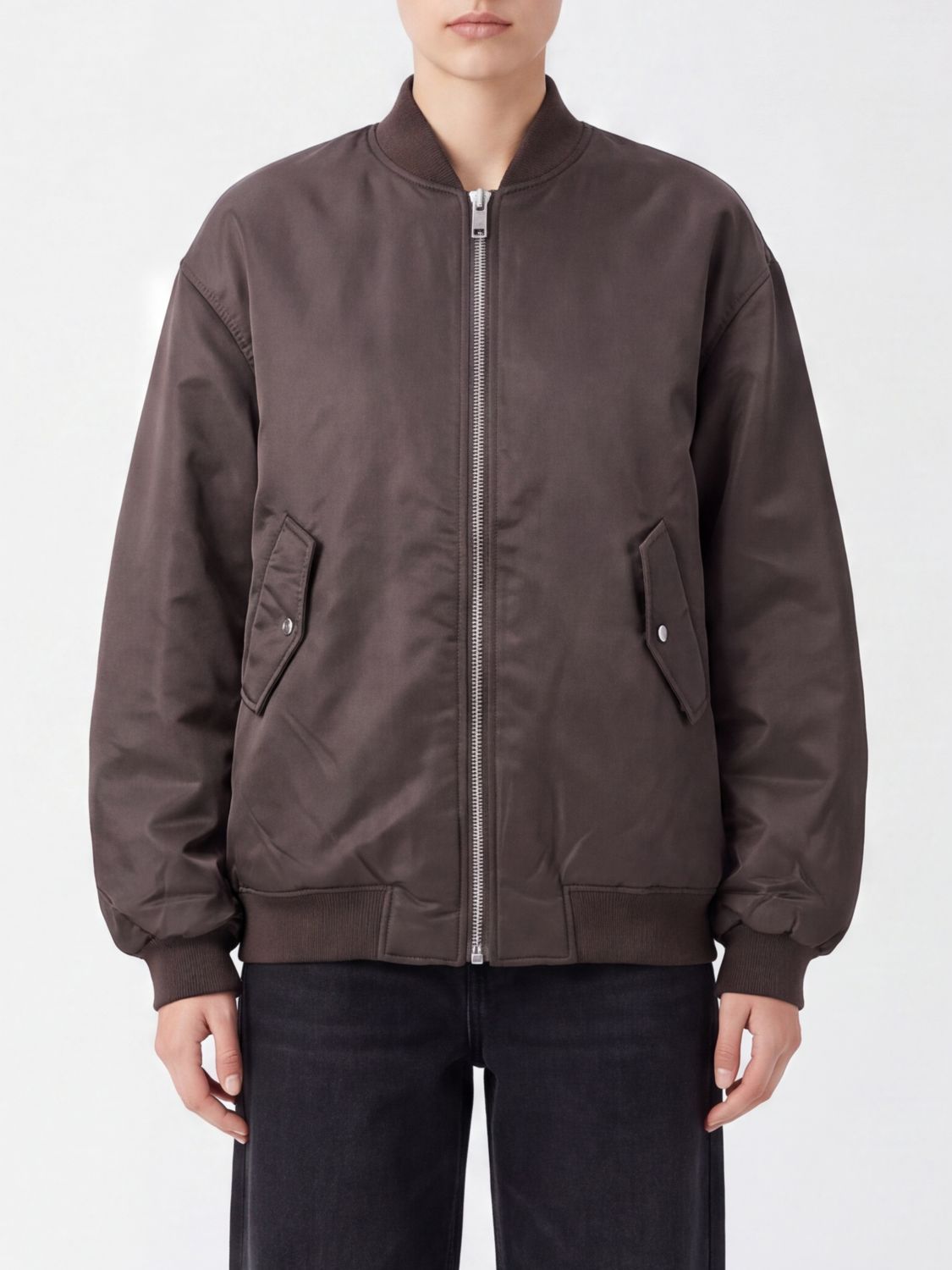 THE FRANKIE SHOP Jacket Woman color Brown