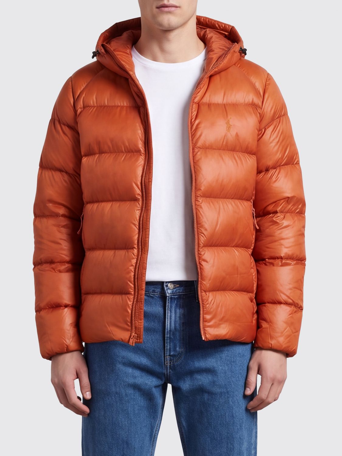 POLO RALPH LAUREN Daunenjacke aus recyceltem Nylon mit Kapuze und Pony-Logo