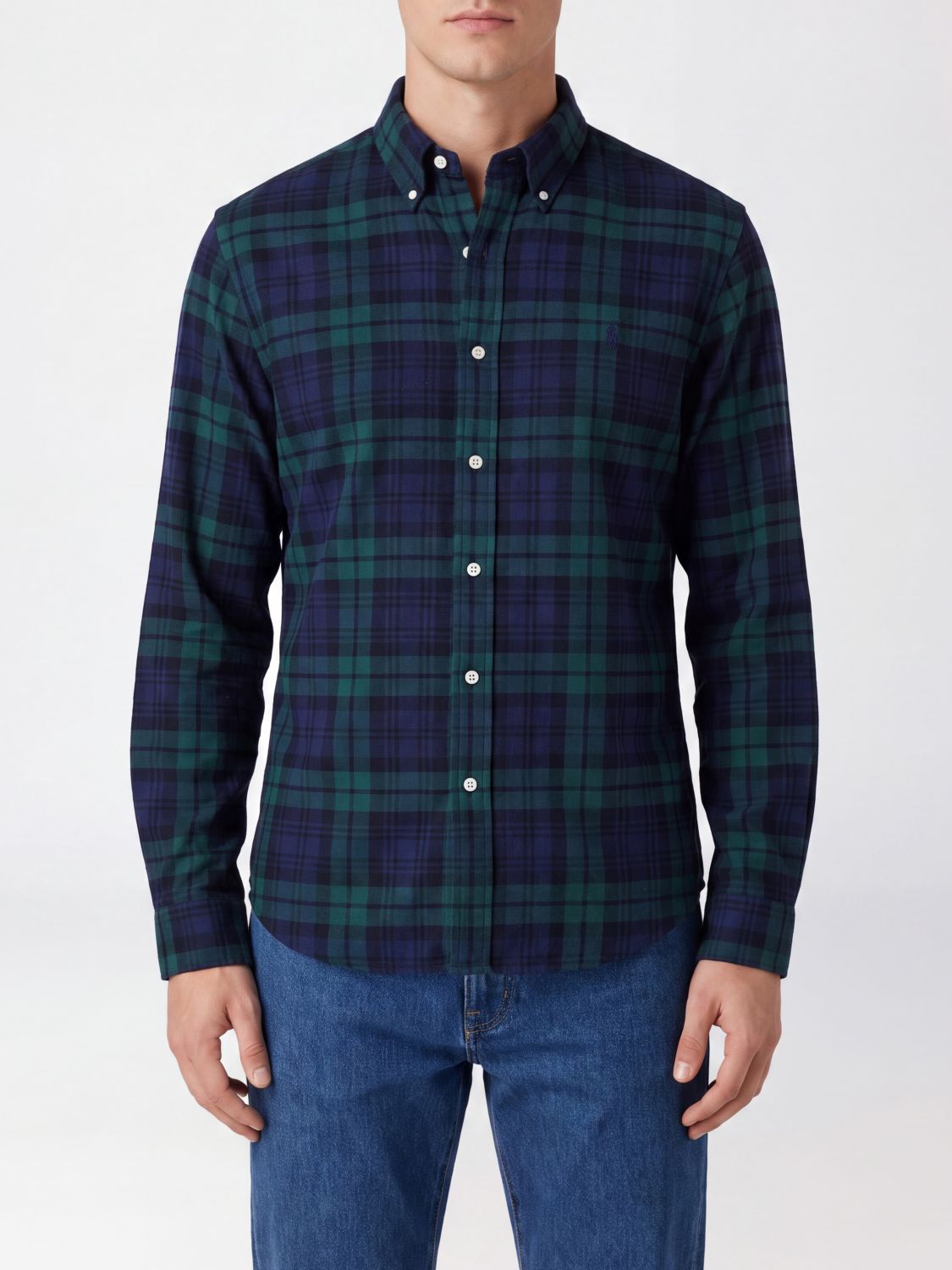 POLO RALPH LAUREN Kariertes Baumwollhemd von mit Button-Down-Kragen